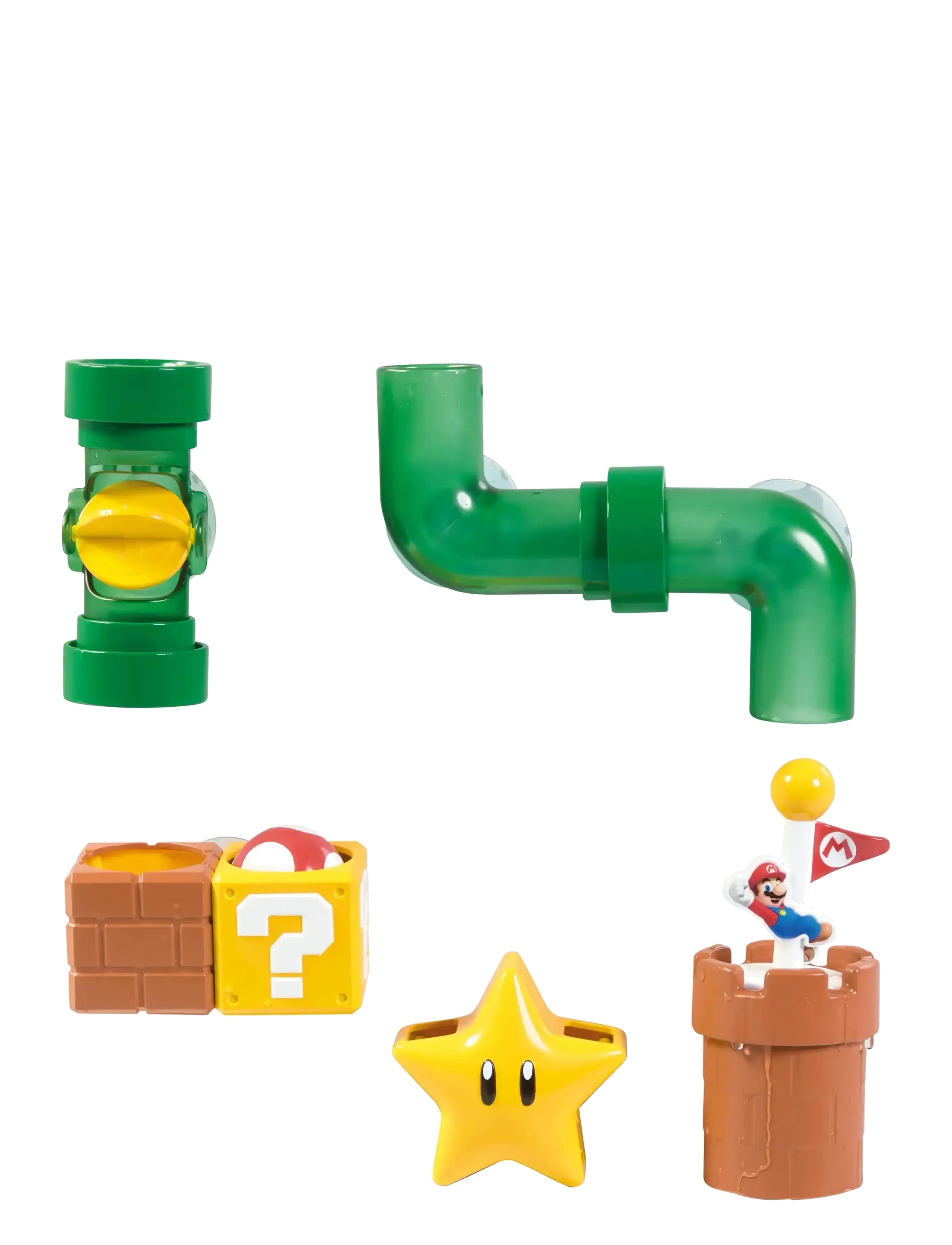 MAKI Toomies Super Mario Bath Pipes, One Size, Multi/patterned, Bath & Water Legetøj > Bath Legetøj, Børn