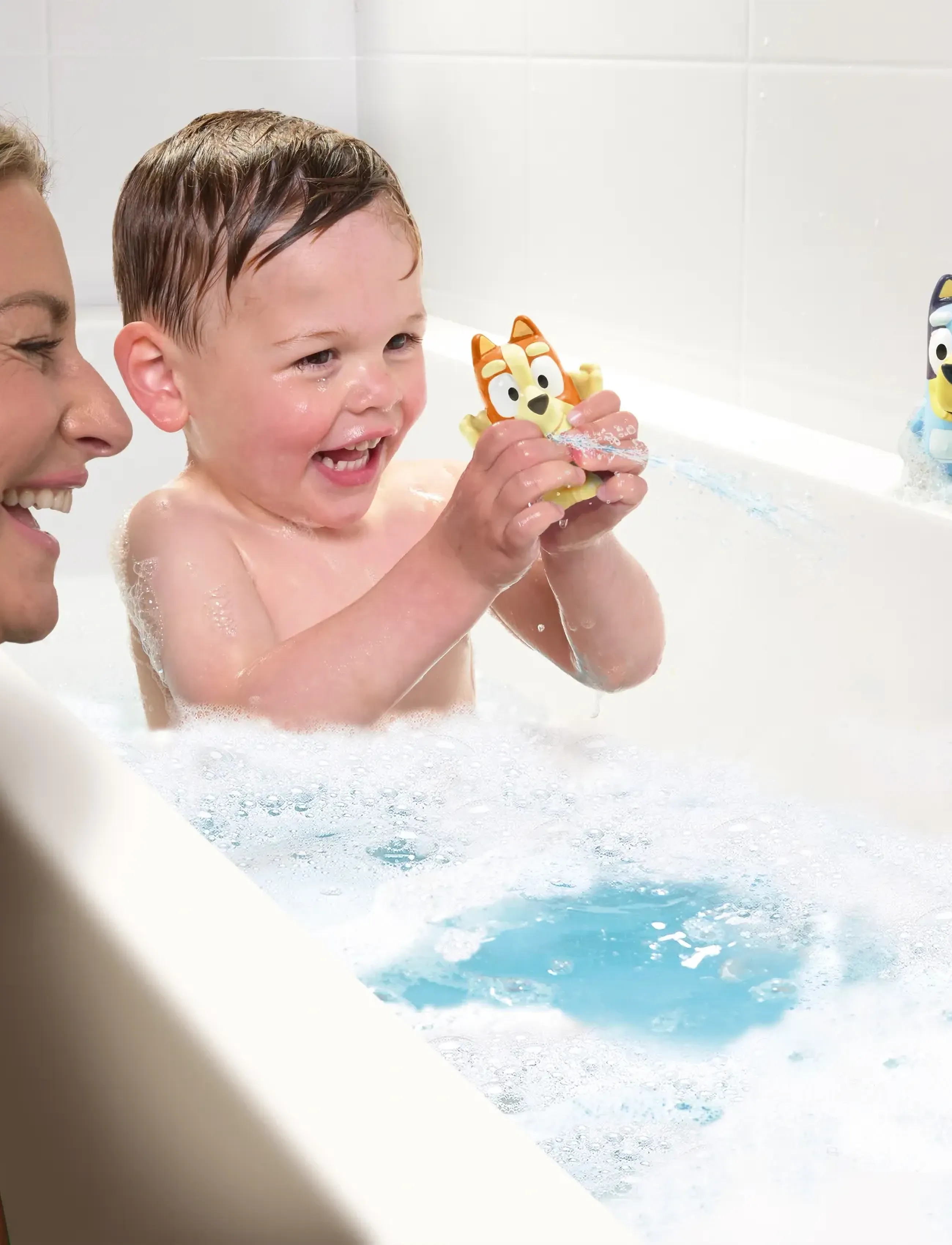 MAKI Toomies Bluey Bath Squirters 2-Pack, One Size, Multi/patterned, Bath & Water Legetøj > Bath Legetøj, Børn