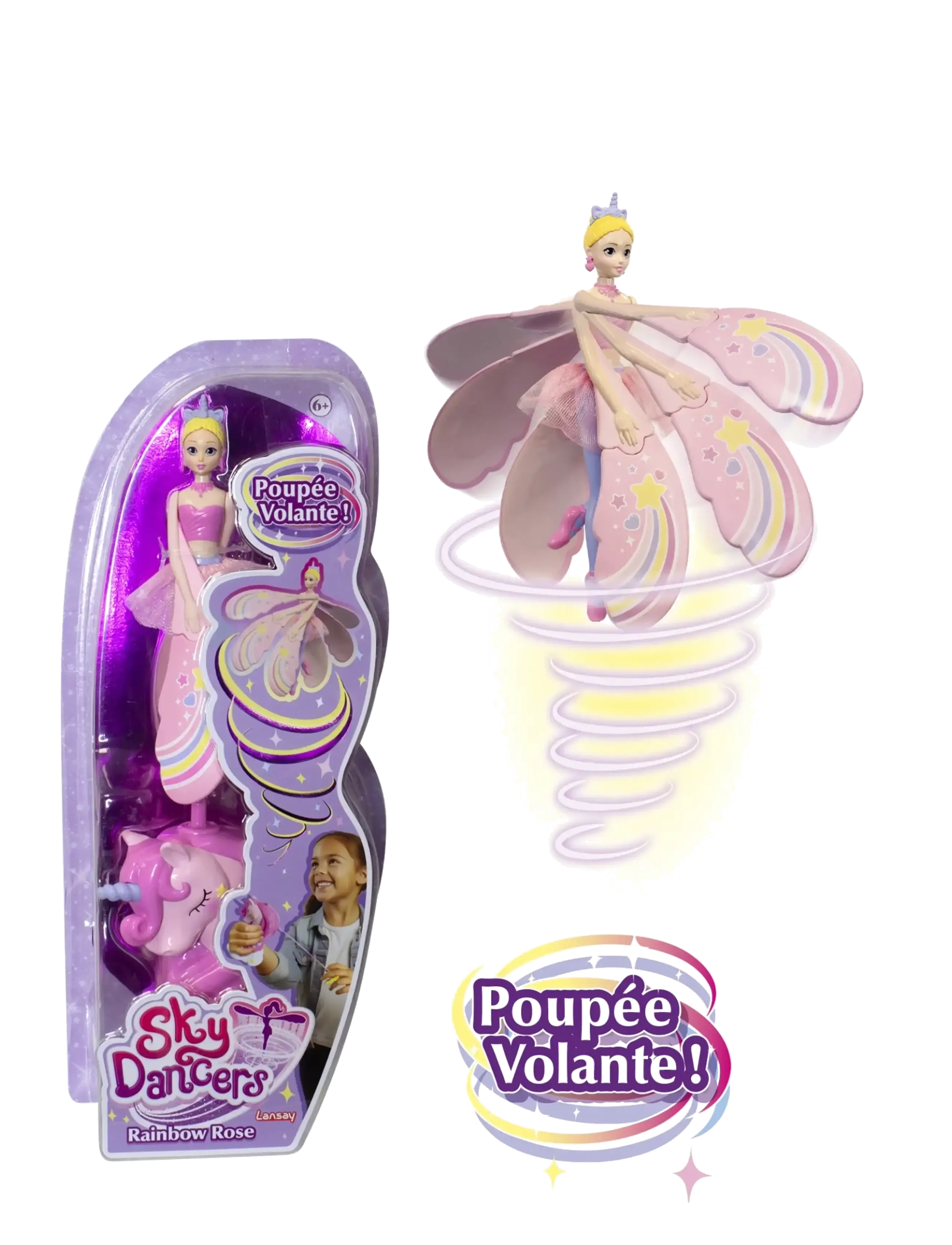 MAKI Sky Dancers Rainbow Rose - Leksaker - MUTI / pink/rose