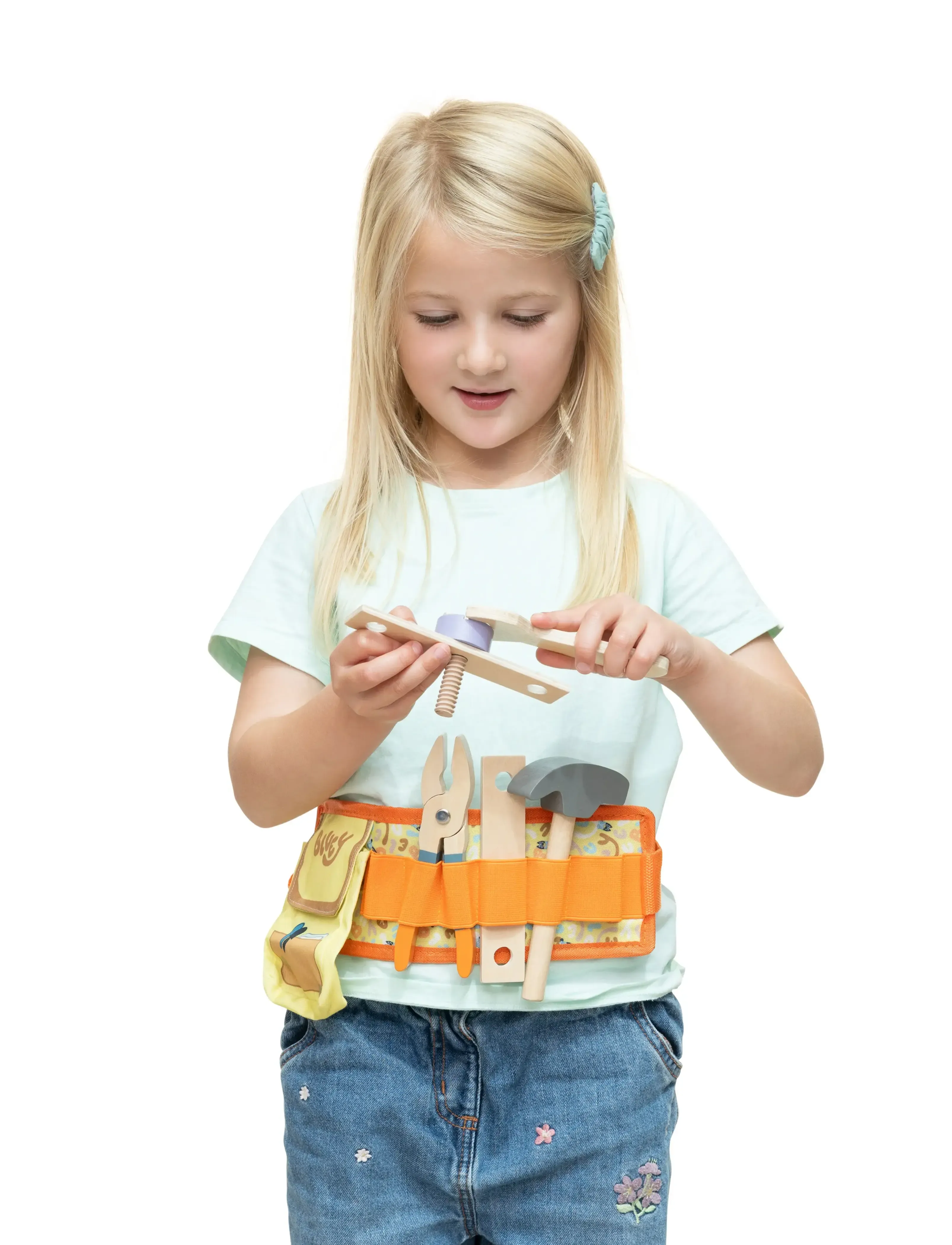 Bluey Tradies Belt, Børn, Toy Tools, Multi/mønstret, Str: ONE SIZE