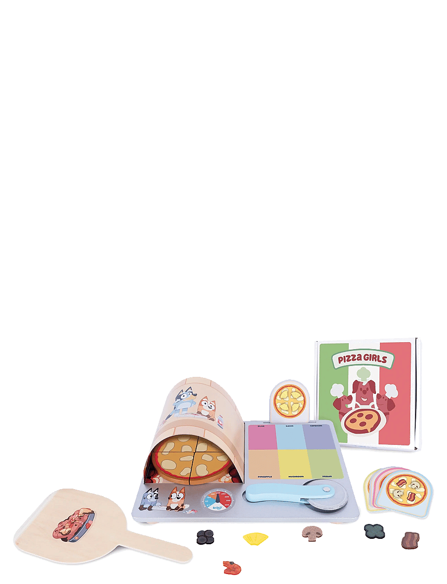 Bluey - Bluey Pizza Set - tillbehör till leksakskök - multi - 0