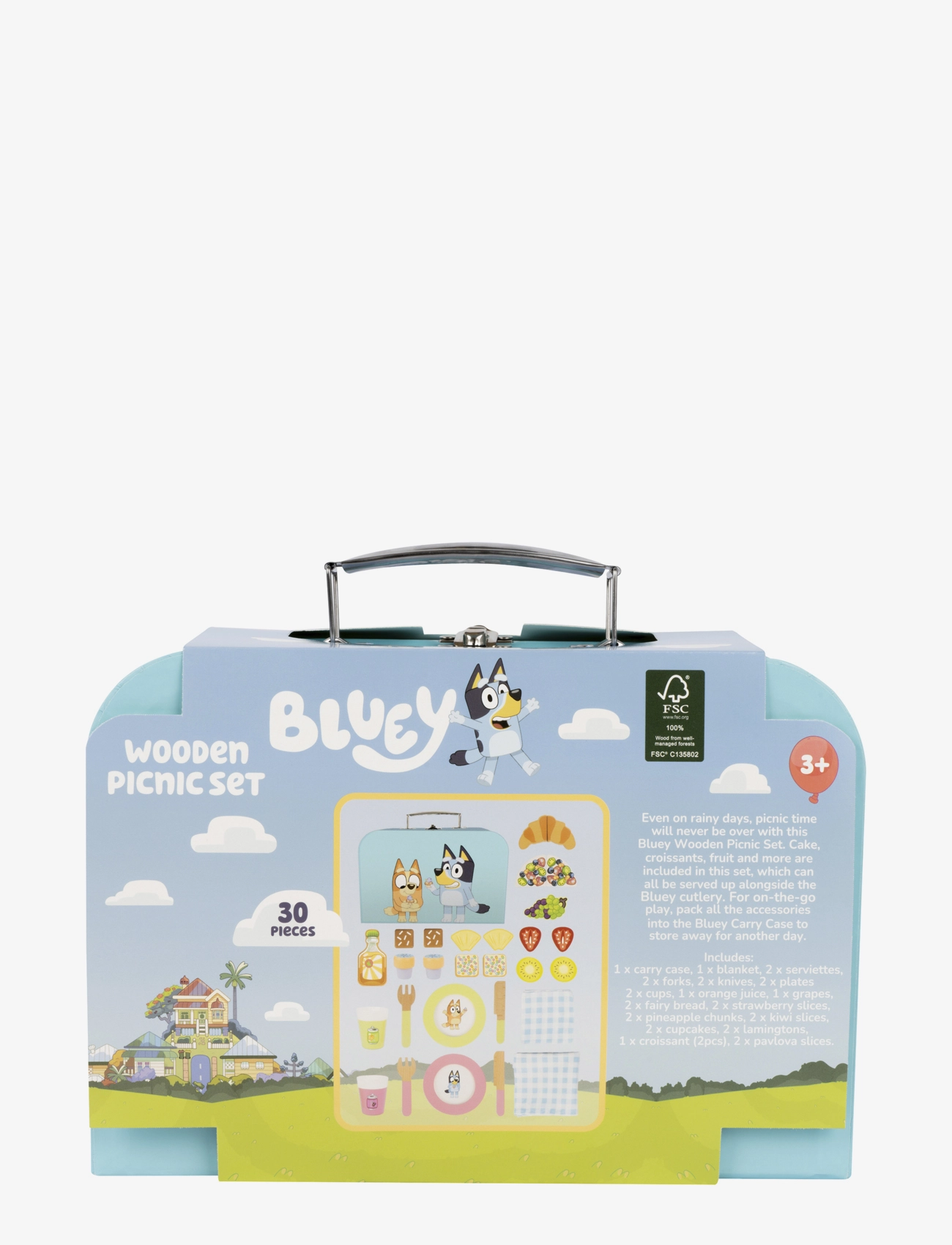 Bluey - Bluey Picnic Set - leksaksmat & leksakstårtor - multi - 5