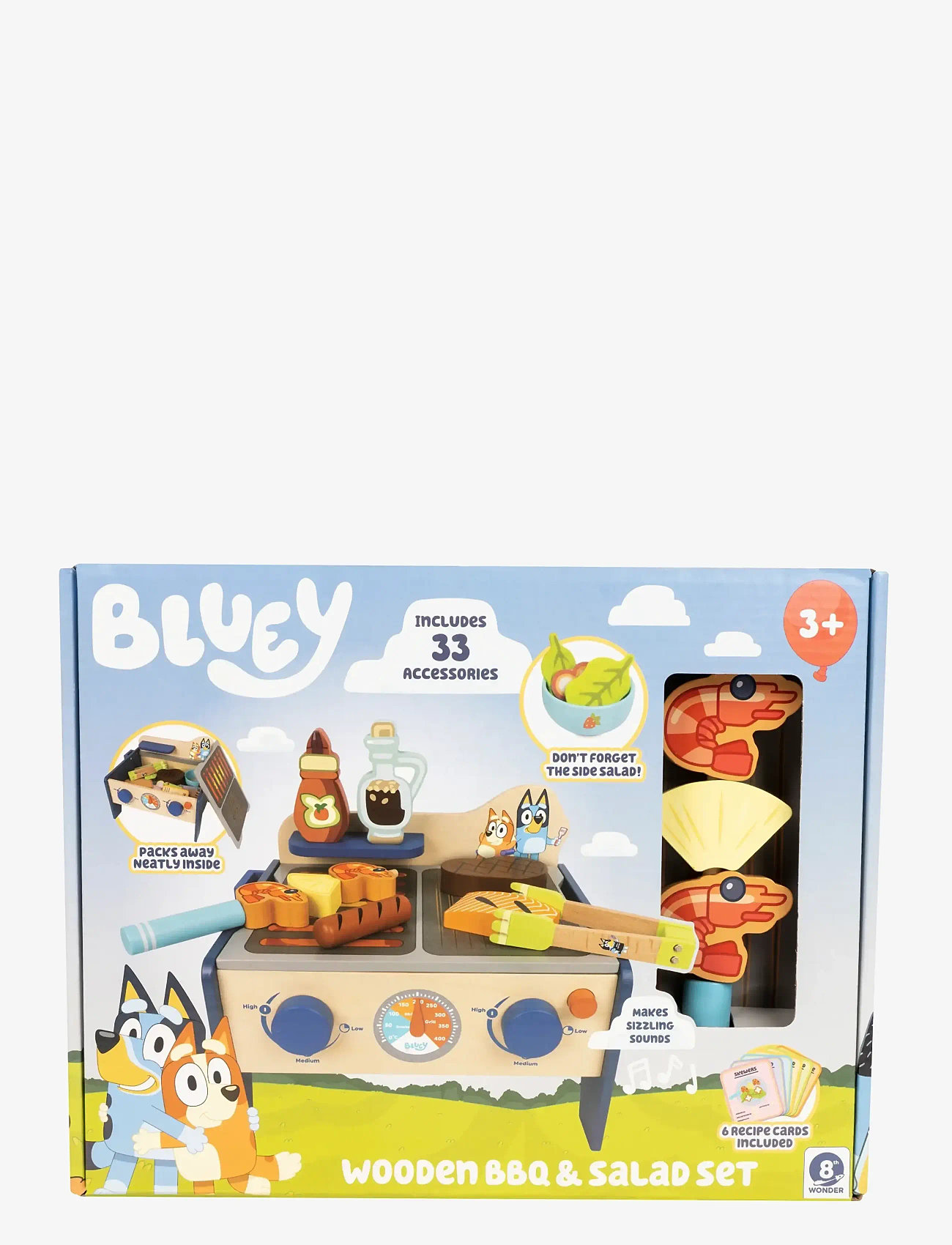 Bluey - Bluey Tabletop BBQ - tillbehör till leksakskök - multi - 1