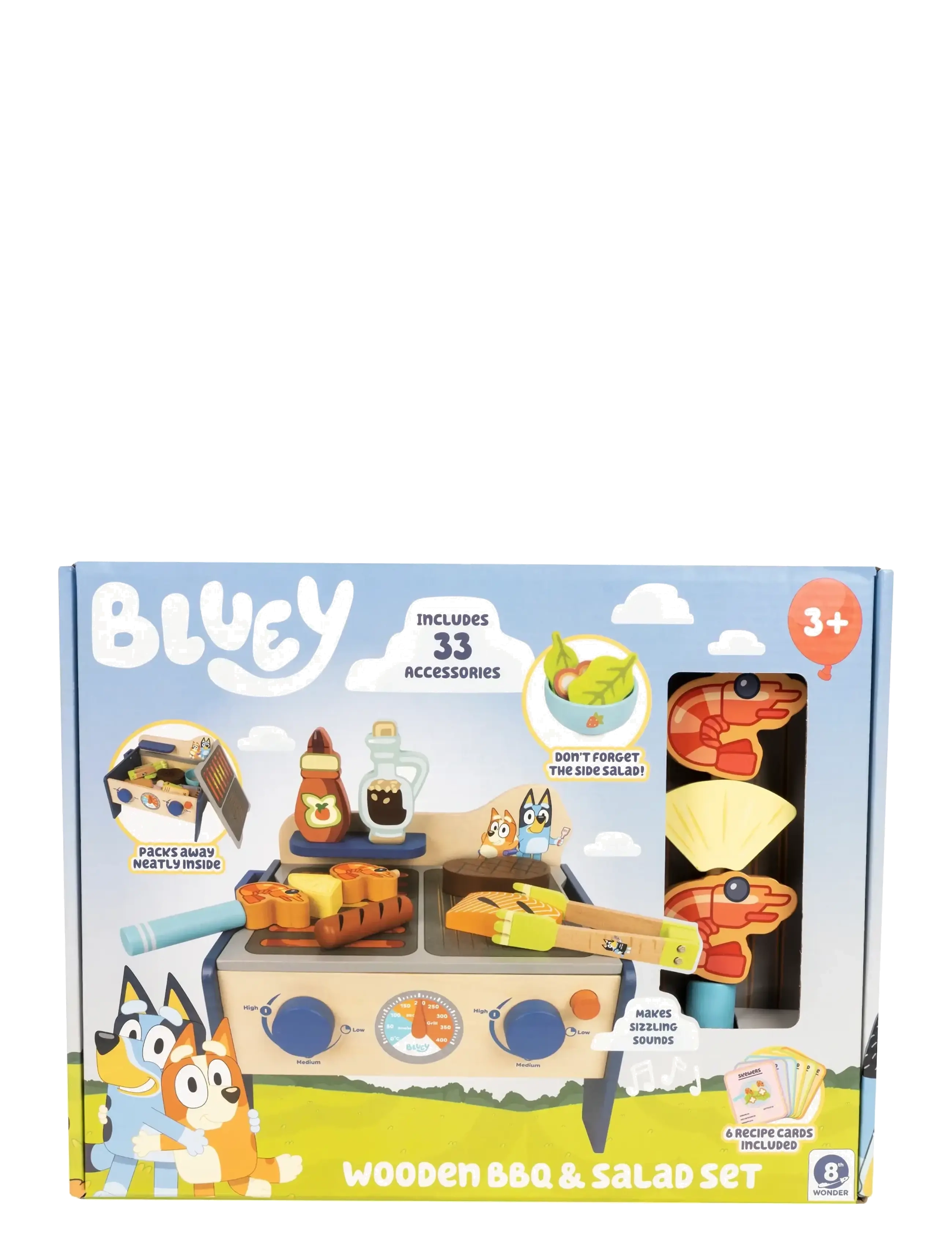 Bluey Bluey Tabletop BBQ - Tilbehør til legekøkkener - MULTI / multi