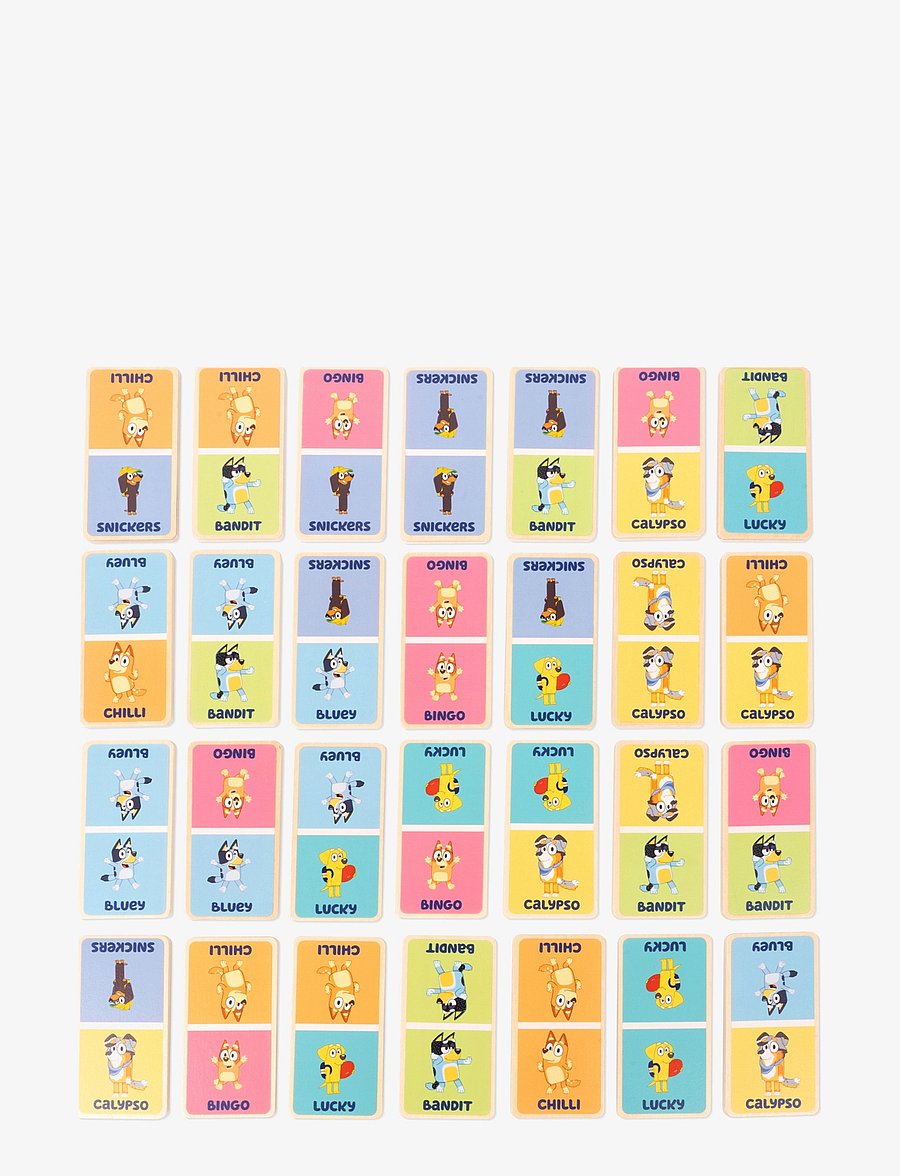Bluey - Bluey Dominoes - memo - multi - 5