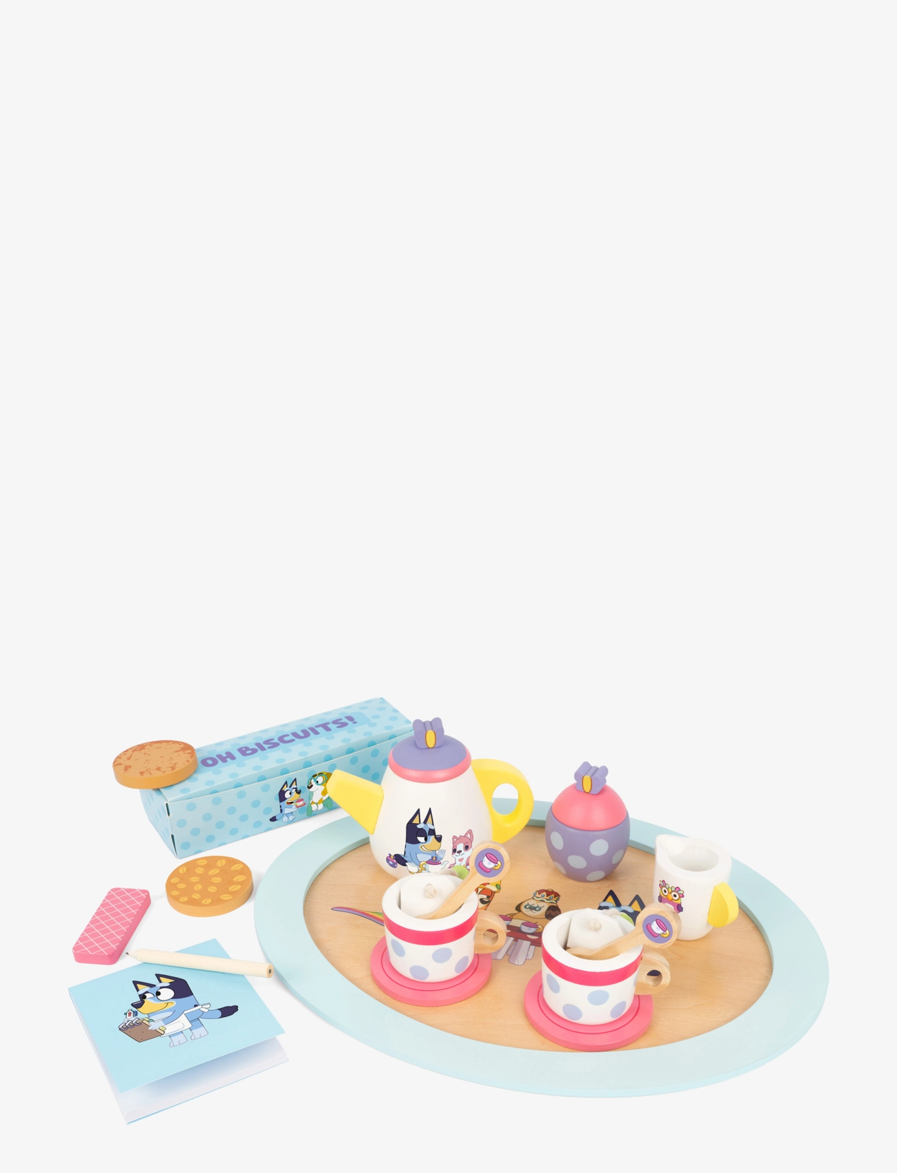 Bluey Tea Party Set, Børn, Coffee & Tea Sæt, Multi/mønstret, Str: ONE SIZE