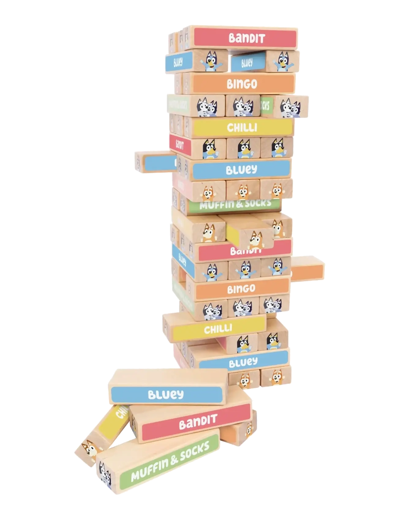 Bluey Bluey Tumbling Tower - Kubbar & kubbasett - MUTI / multi