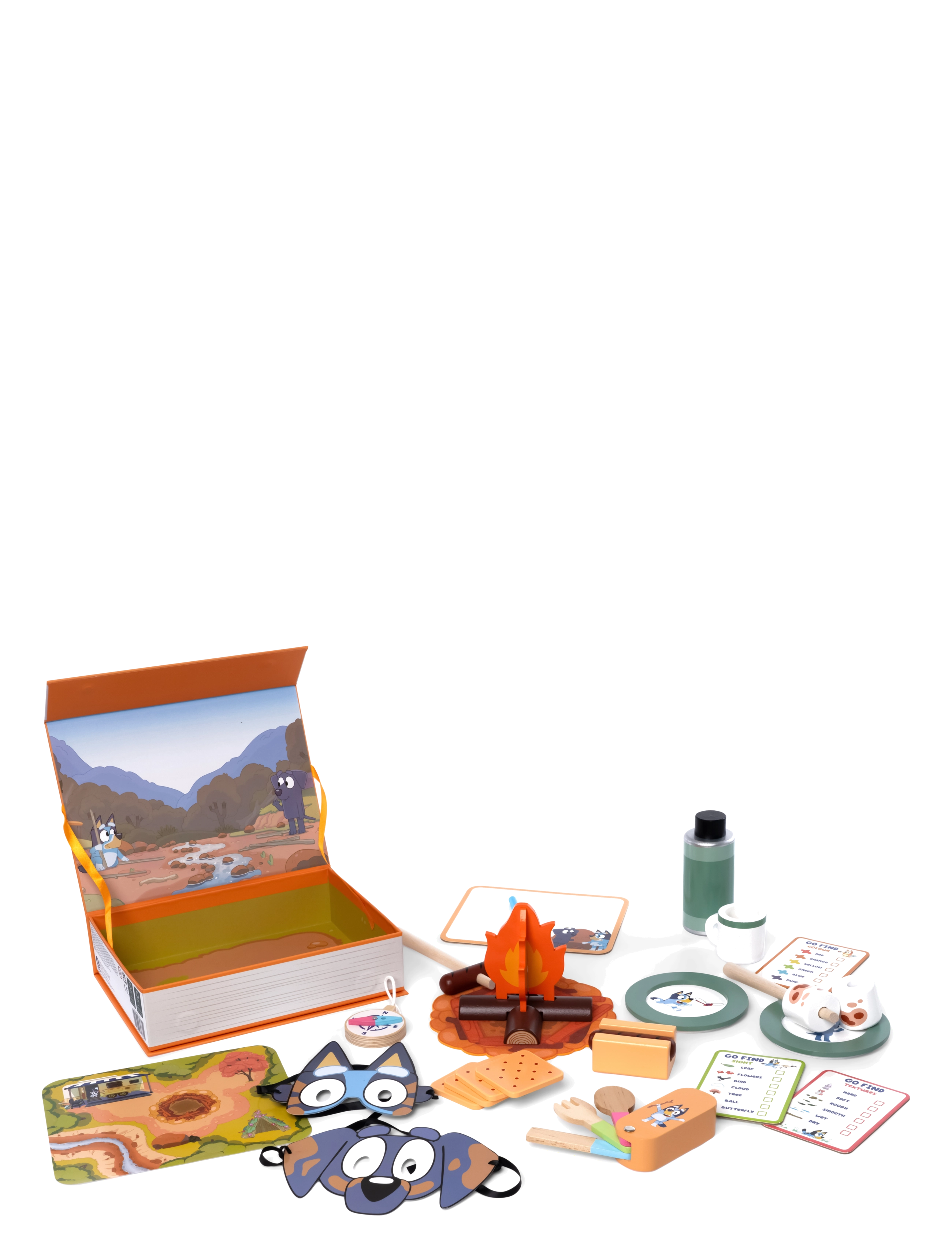 Bluey Bluey Rolebook Camping - Lekesett - MULTI / multi