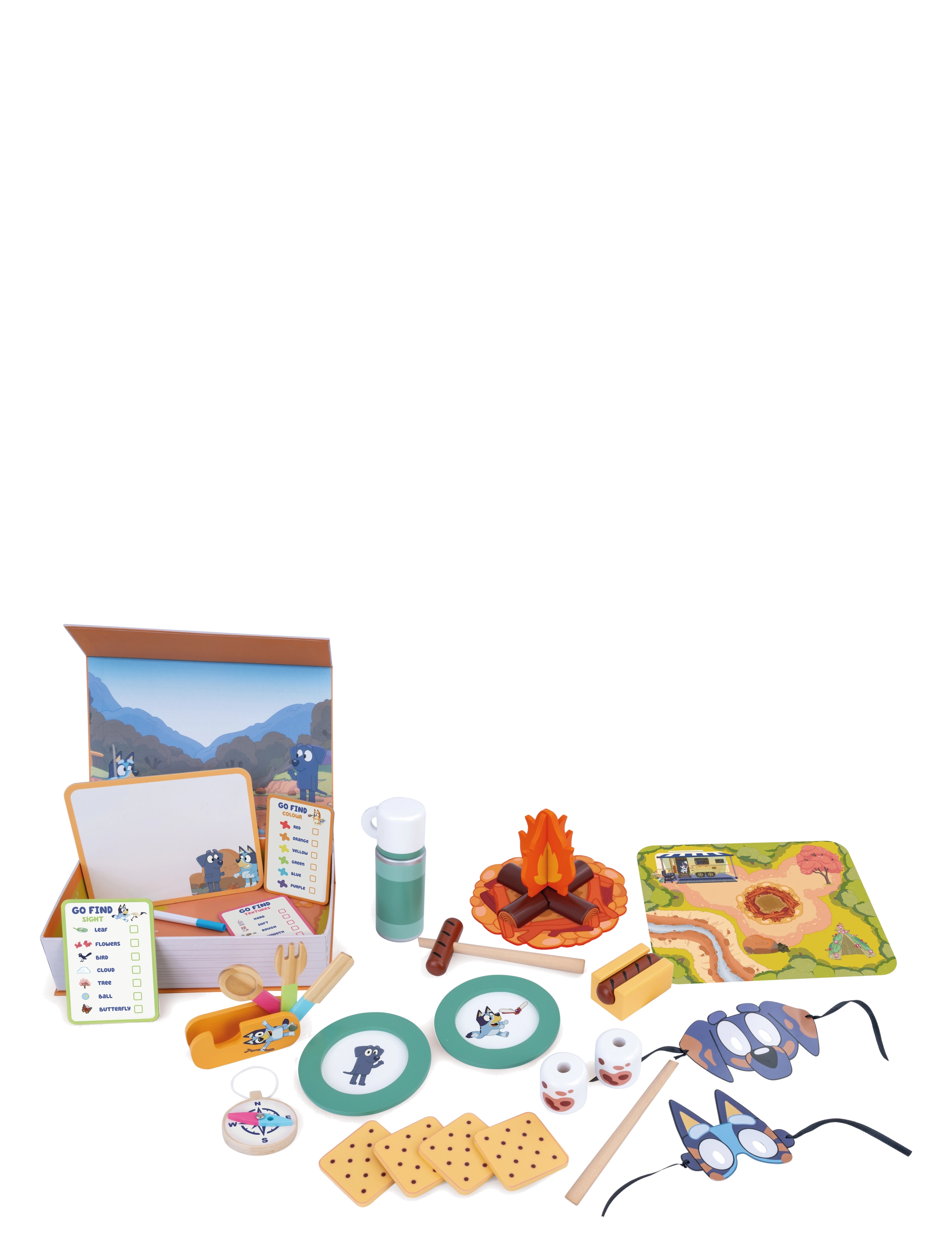 Bluey - Bluey Rolebook Camping - lekset - multi - 2