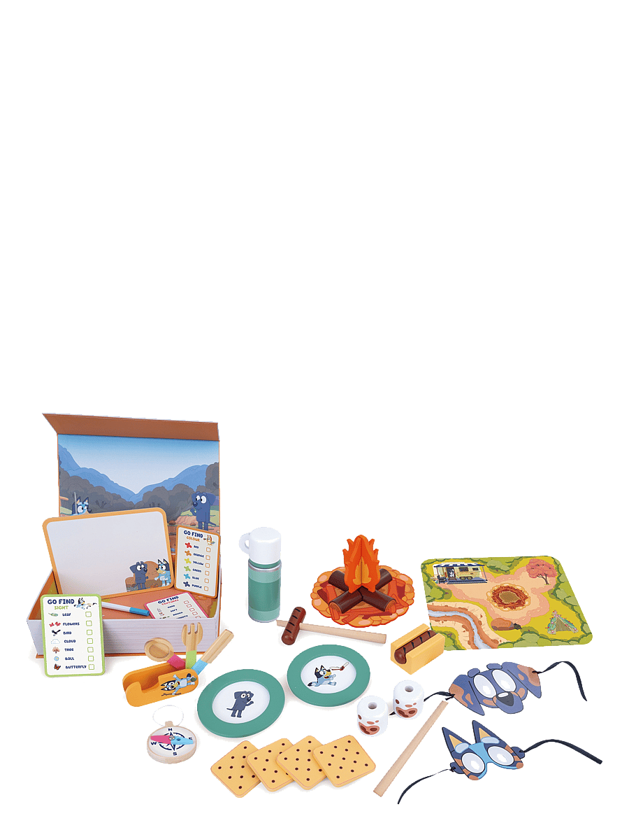 Bluey - Bluey Rolebook Camping - lekset - multi - 2