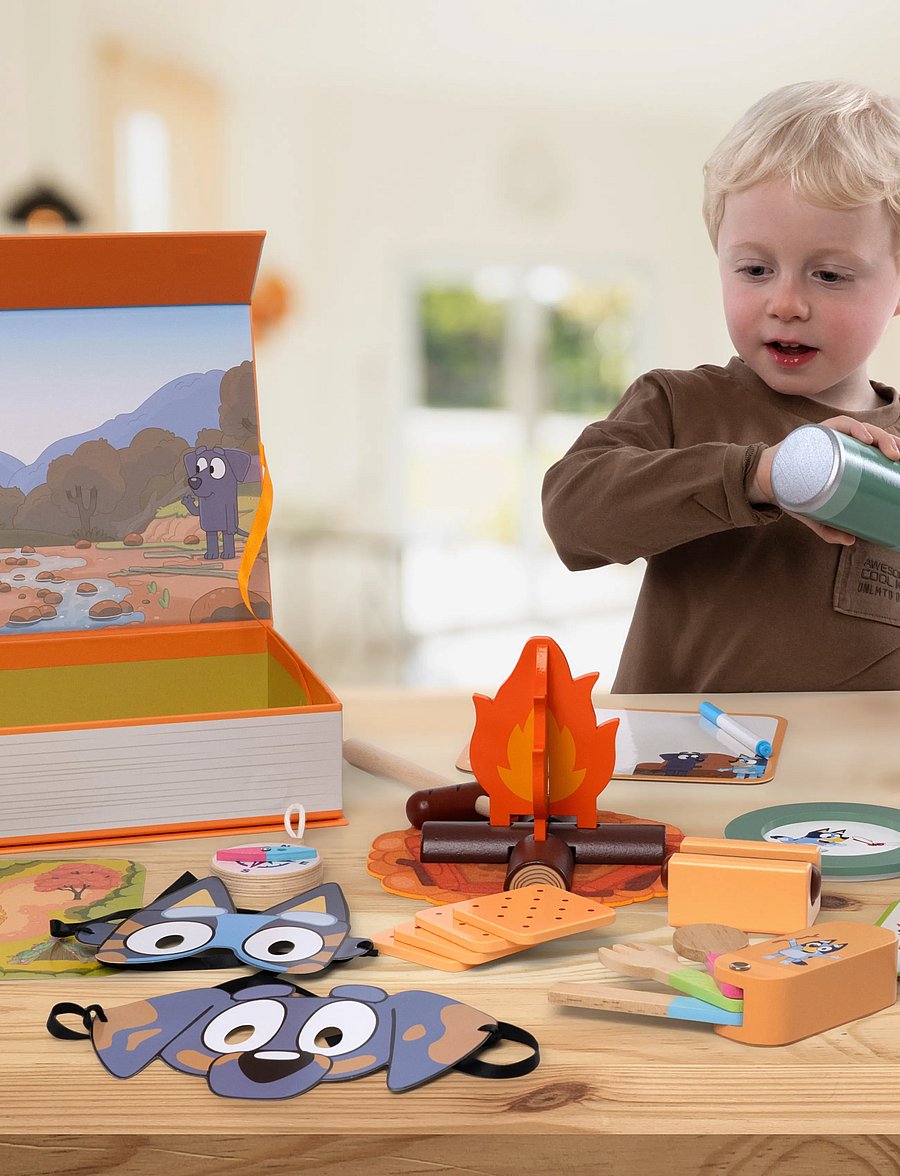 Bluey - Bluey Rolebook Camping - lekset - multi - 0