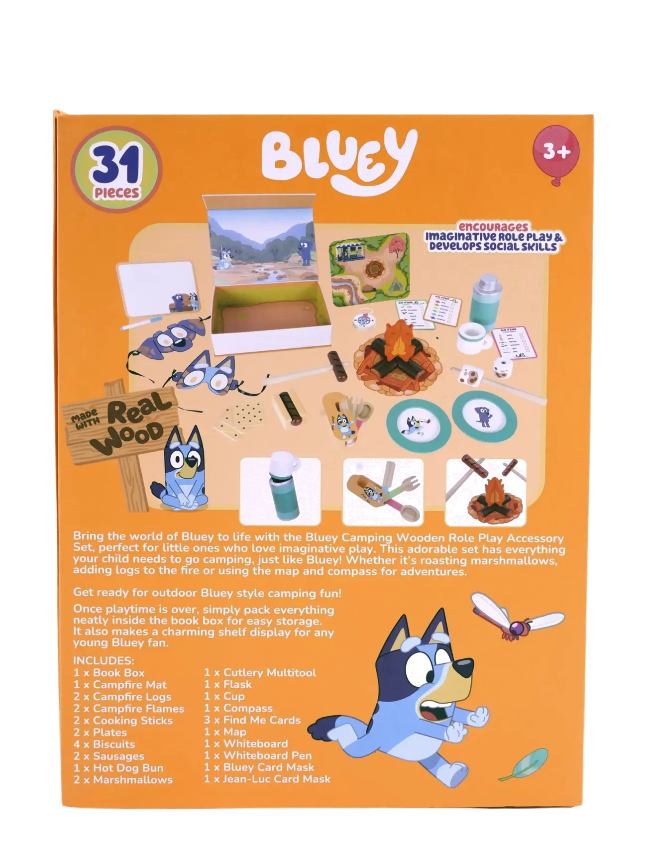 Bluey - Bluey Rolebook Camping - lekset - multi - 4