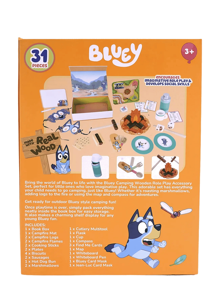 Bluey - Bluey Rolebook Camping - lekset - multi - 4