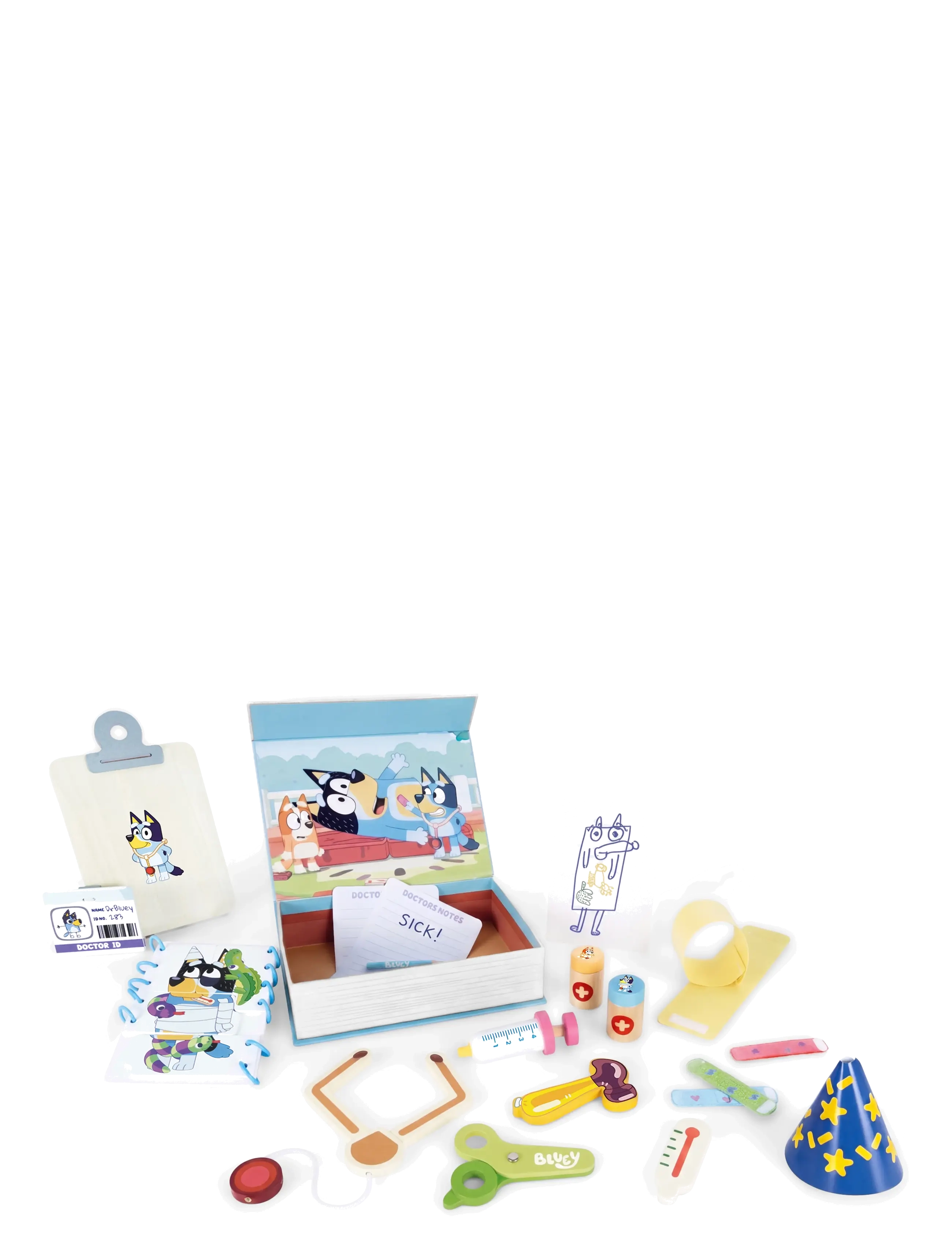 Bluey Bluey Rolebook Hospital - Rollspel för barn - MULTI / multi