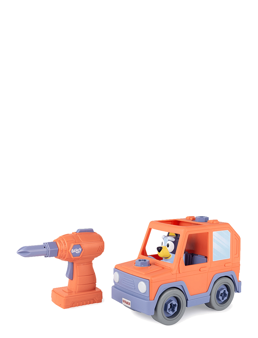 Bluey - Bluey Build A Buddy Motorized Car & Drill - leksaksbilar - multi - 5