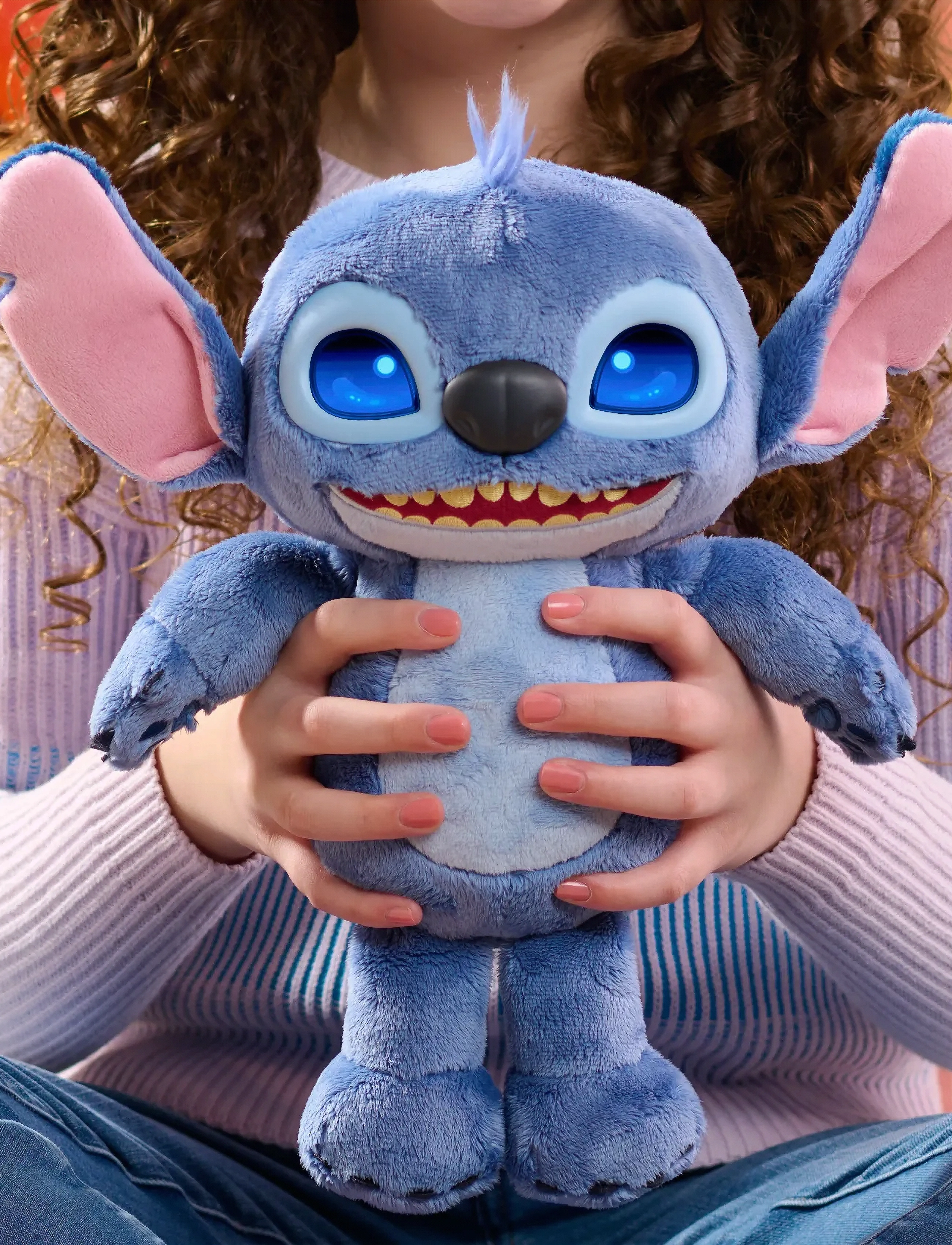 Lilo & Stitch Disney Stitch Movie Emotive Eye Feature Plush 27Cm, Børn, Stuffed Legetøj, Blå, Str: ONE SIZE