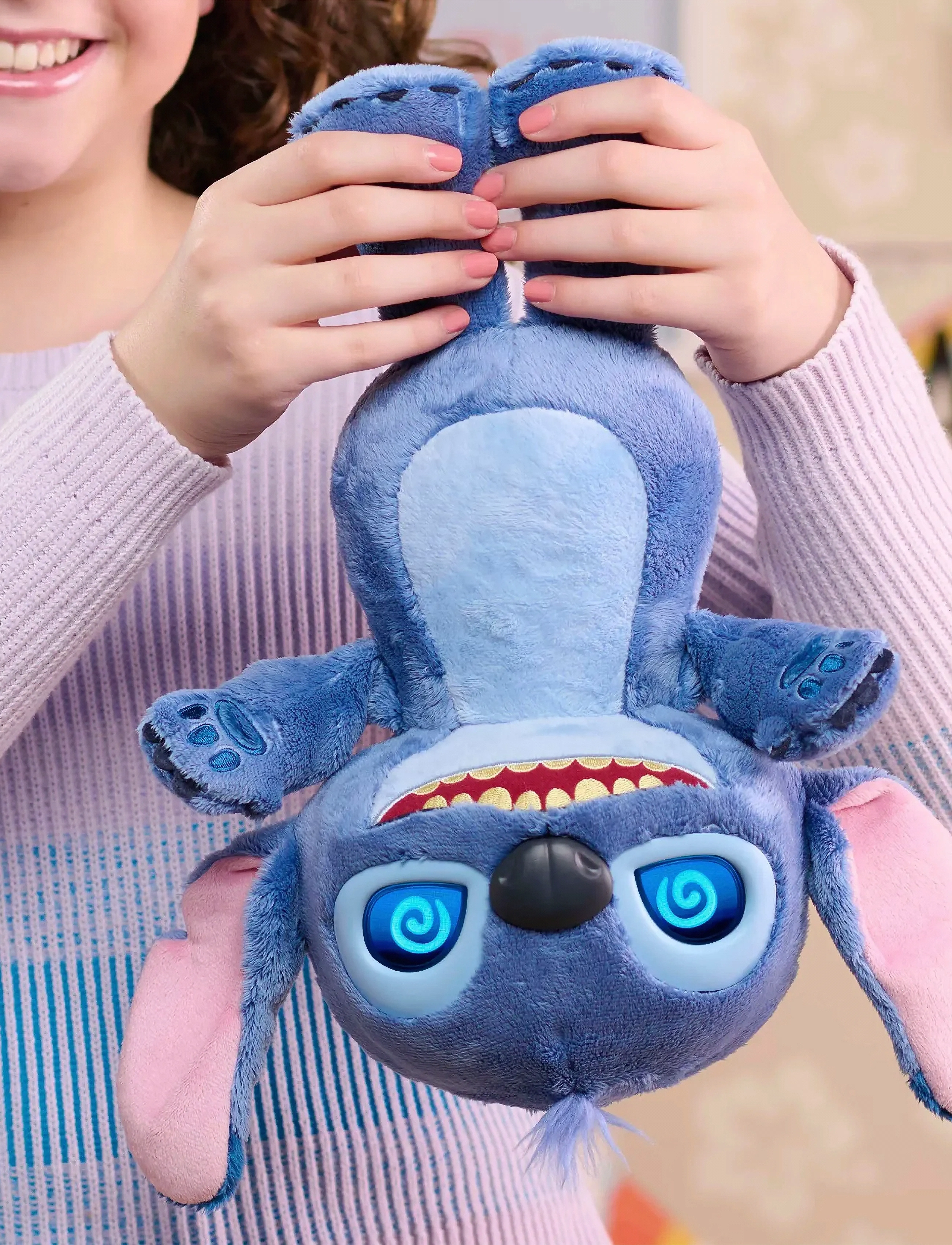 Lilo & Stitch - Disney Stitch Movie Emotive Eye Feature Plush 27CM - bamser - muti - 4
