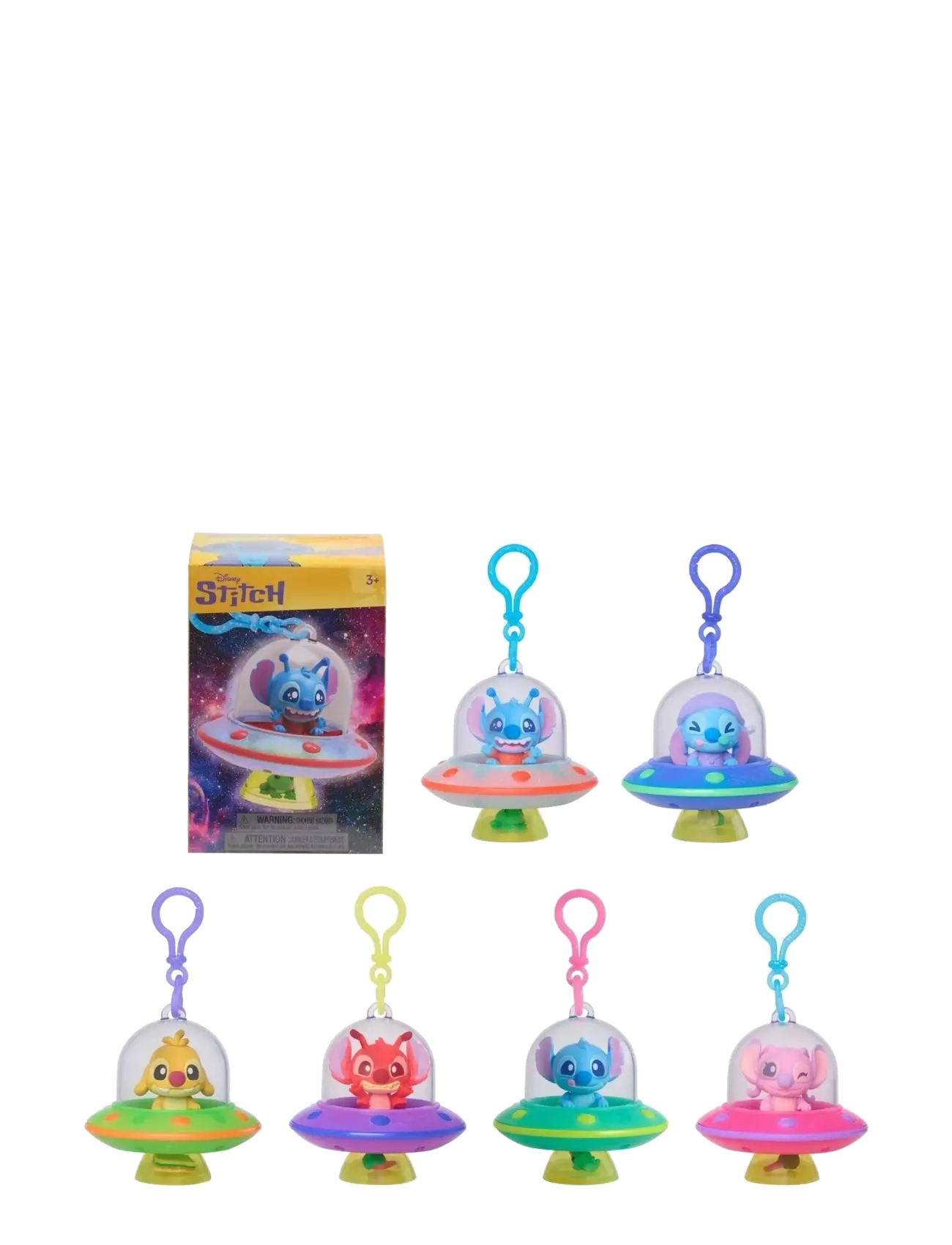 Lilo & Stitch Disney Stitch Clip On Figures Asst. - Legetøj - MULTI / multi