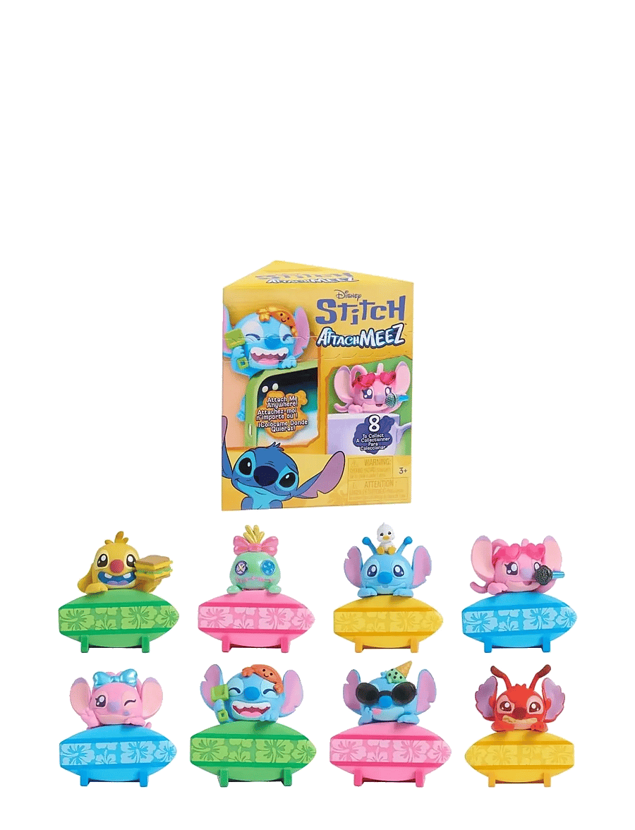 Lilo & Stitch - Disney Stitch Attachmeez Asst. - film- & eventyrsfigurer - multi - 1
