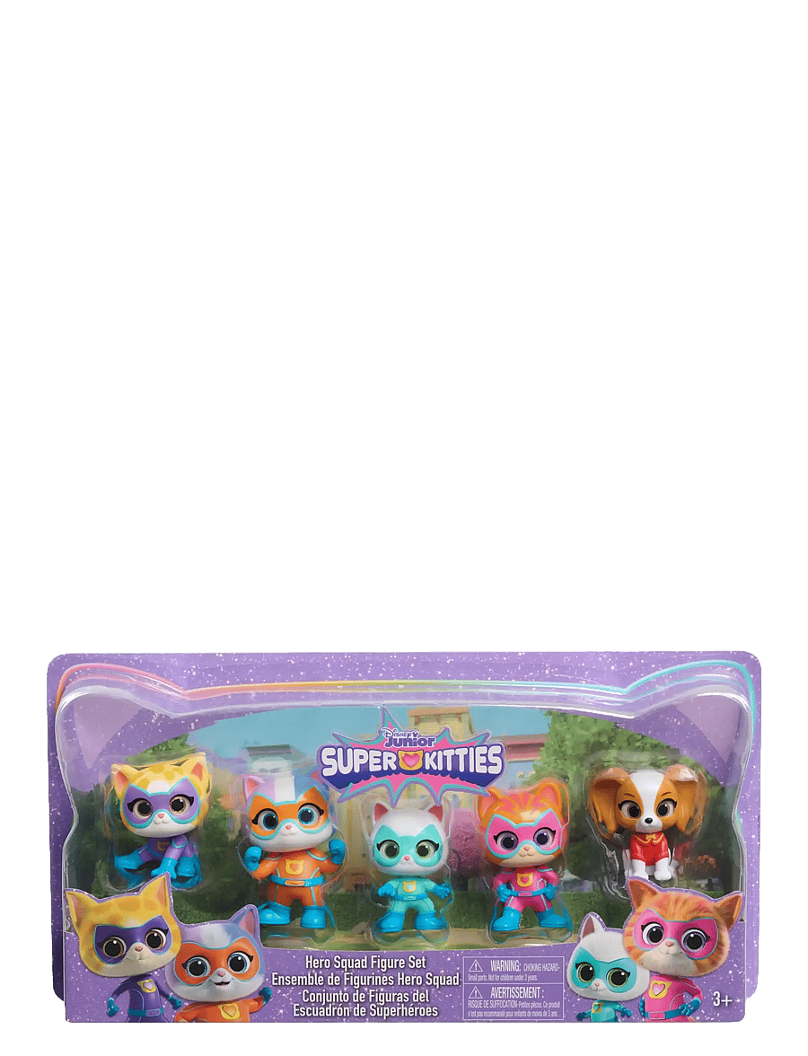 Disney Junior SuperKitties - Disney Jr. Super Kitties Figure Set 5 Pack 7,5 cm - hasarfígúrur - muti - 0