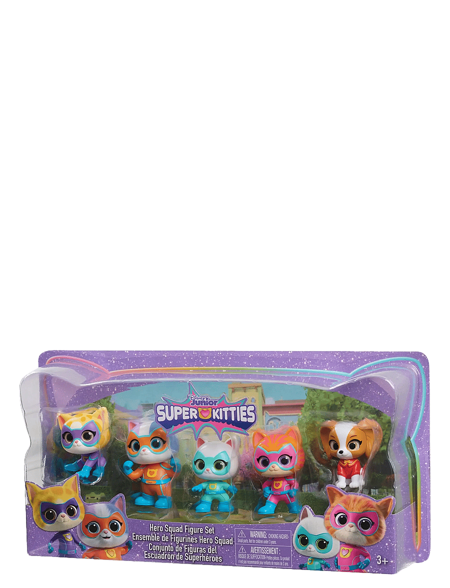 Disney Junior SuperKitties - Disney Jr. Super Kitties Figure Set 5 Pack 7,5 cm - hasarfígúrur - muti - 1