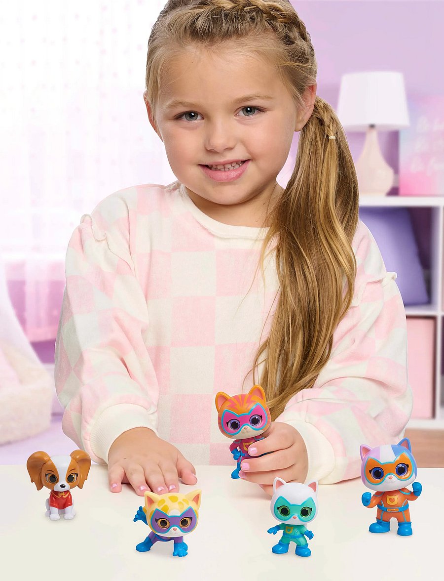 Disney Junior SuperKitties - Disney Jr. Super Kitties Figure Set 5 Pack 7,5 cm - hasarfígúrur - muti - 2