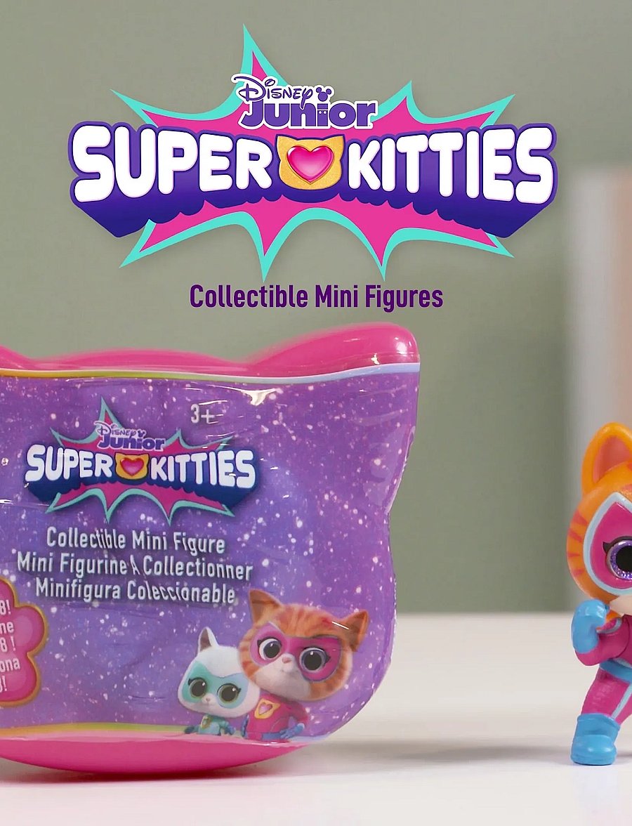 Disney Junior SuperKitties - Disney Jr. Super Kitties Figure Set 5 Pack 7,5 cm - hasarfígúrur - muti - 3