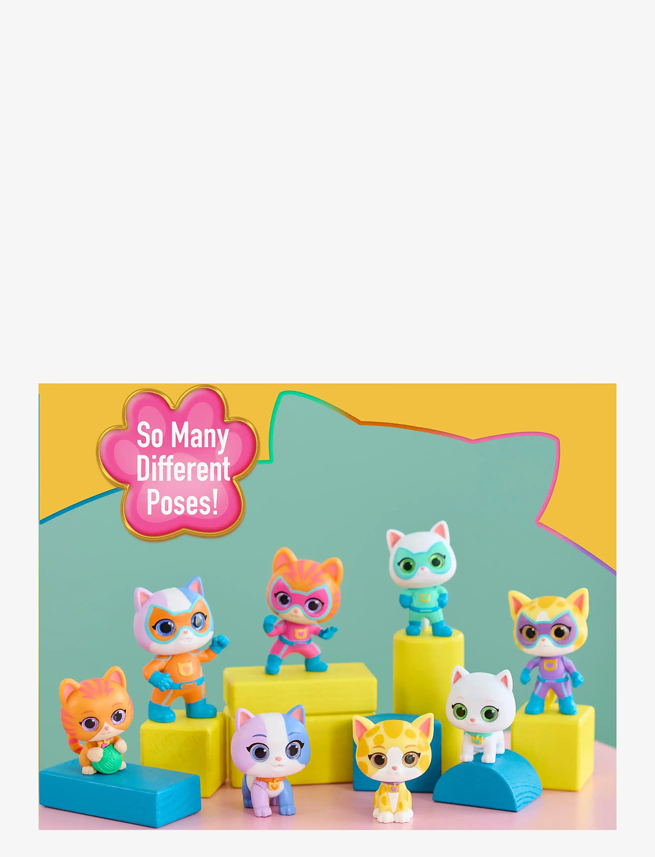Disney Junior SuperKitties - Disney Jr. Super Kitties Mini Capsule Figure Asst. - film- & eventyrsfigurer - muti - 2
