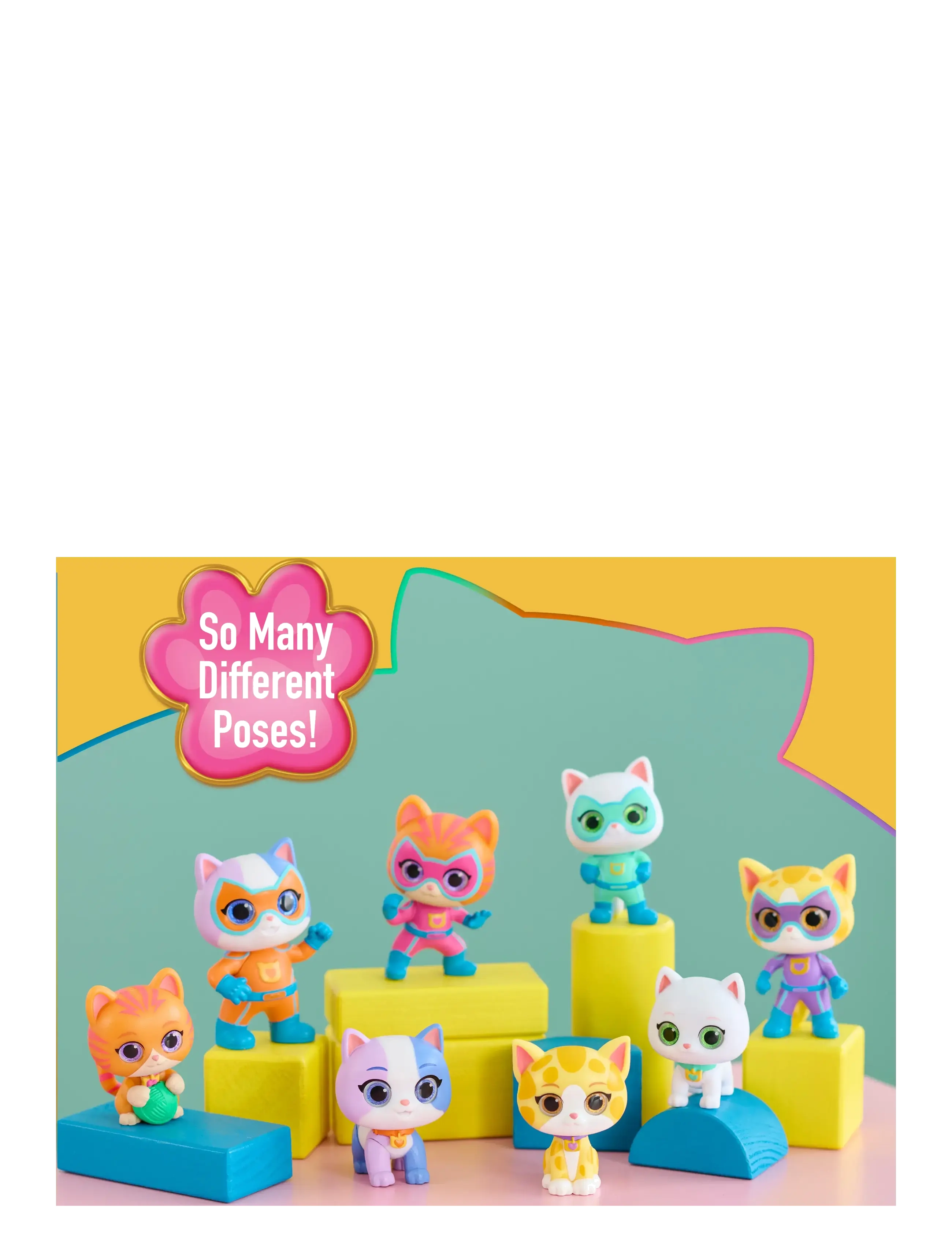 Disney Junior SuperKitties - Disney Jr. Super Kitties Mini Capsule Figure Asst. - film & sagofigurer - muti - 2