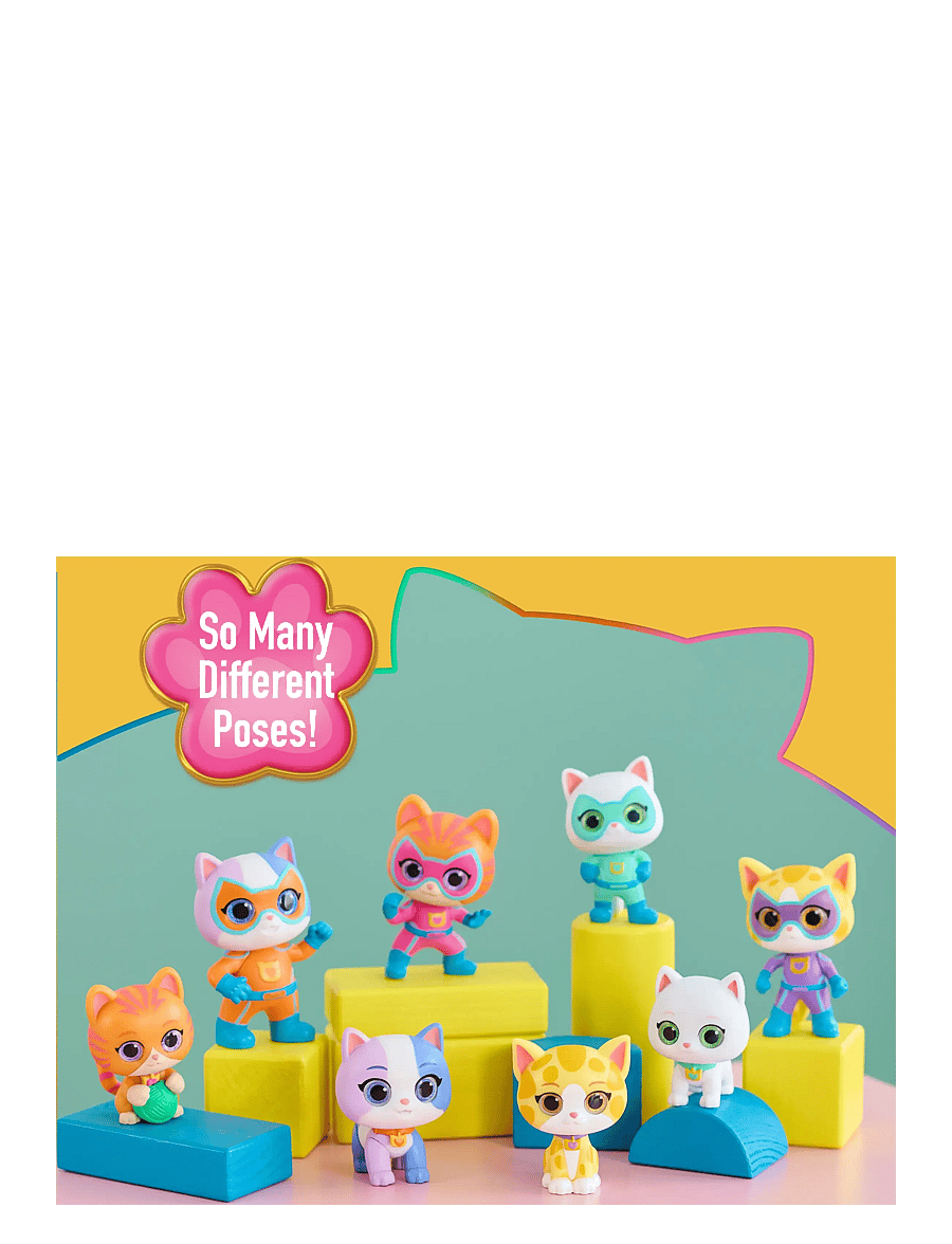 Disney Junior SuperKitties - Disney Jr. Super Kitties Mini Capsule Figure Asst. - film & sagofigurer - muti - 2