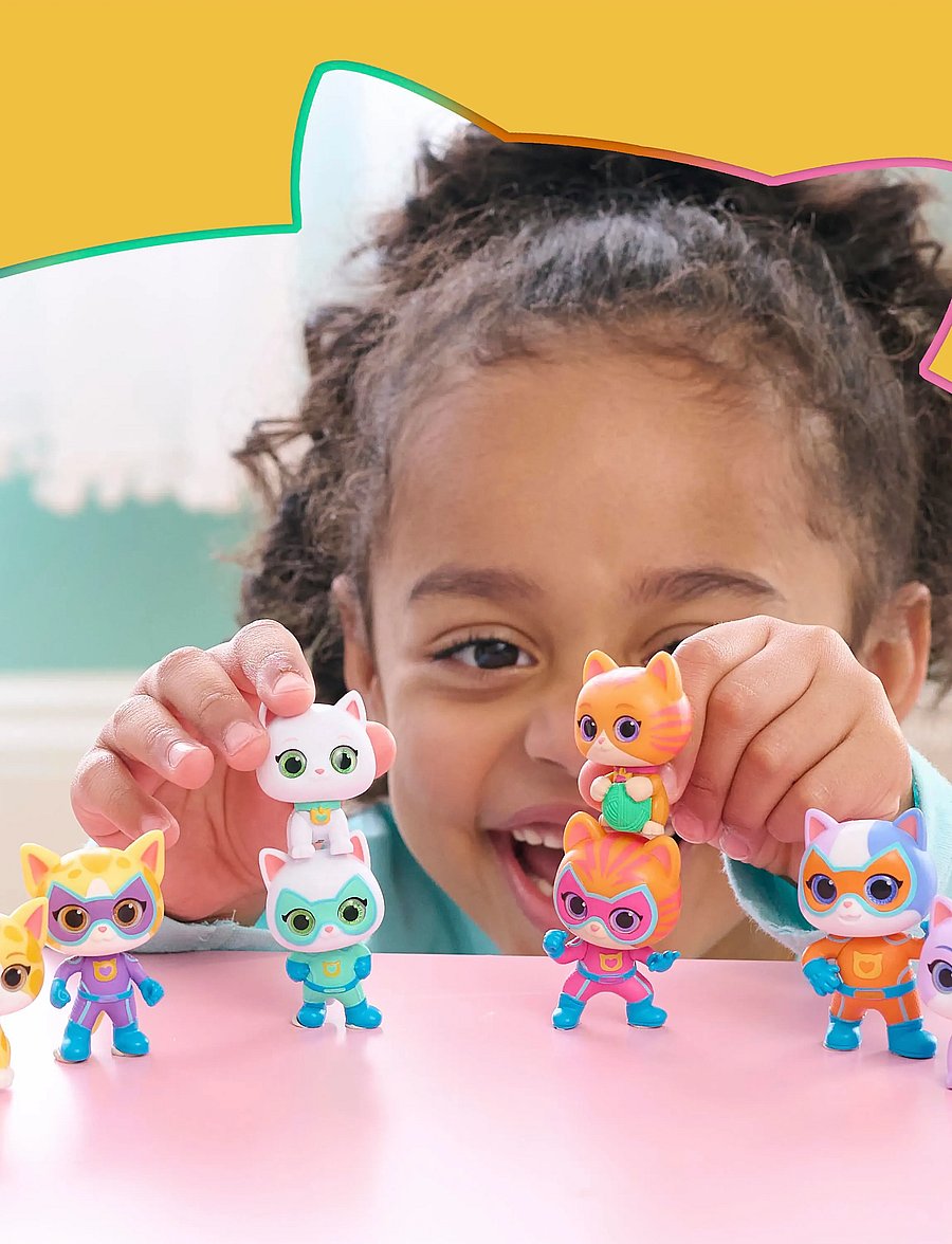 Disney Junior SuperKitties - Disney Jr. Super Kitties Mini Capsule Figure Asst. - film & sagofigurer - muti - 0