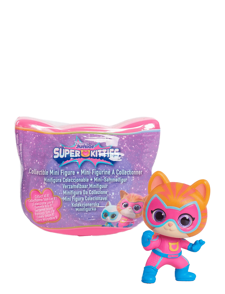 Disney Junior SuperKitties - Disney Jr. Super Kitties Mini Capsule Figure Asst. - film & sagofigurer - muti - 4