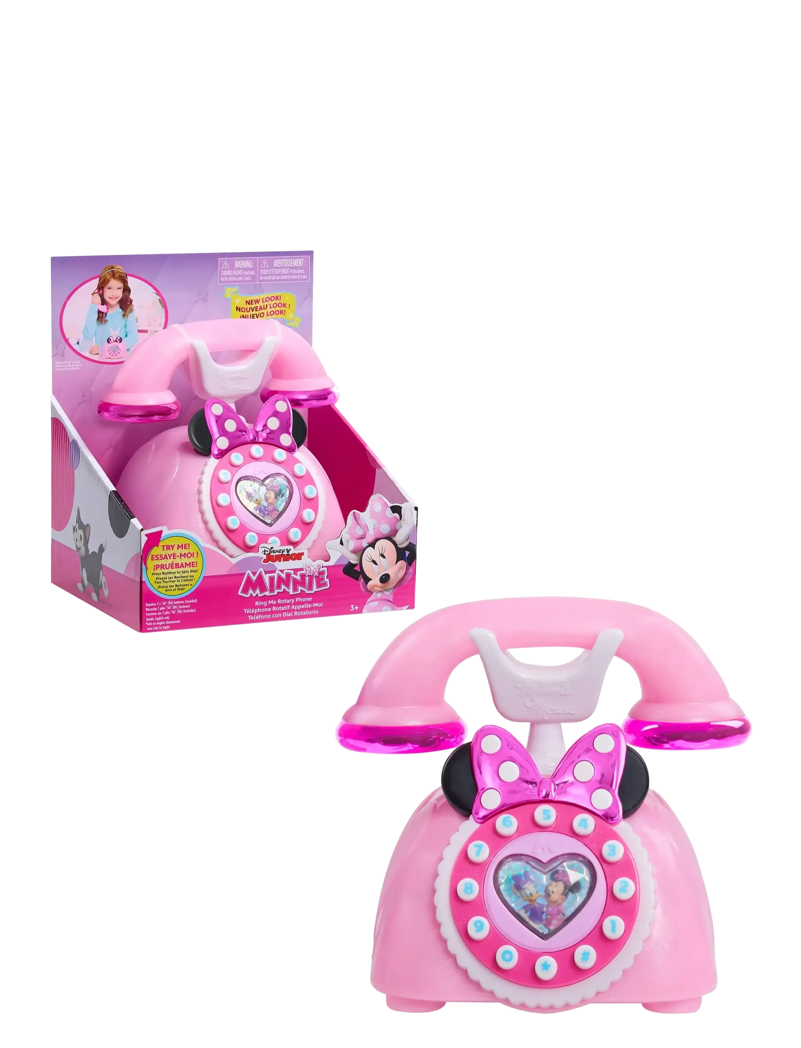 Minni Mus Disney Junior Ring Me Rotary Phone - Babyutstyr - MULTI / pink/rose