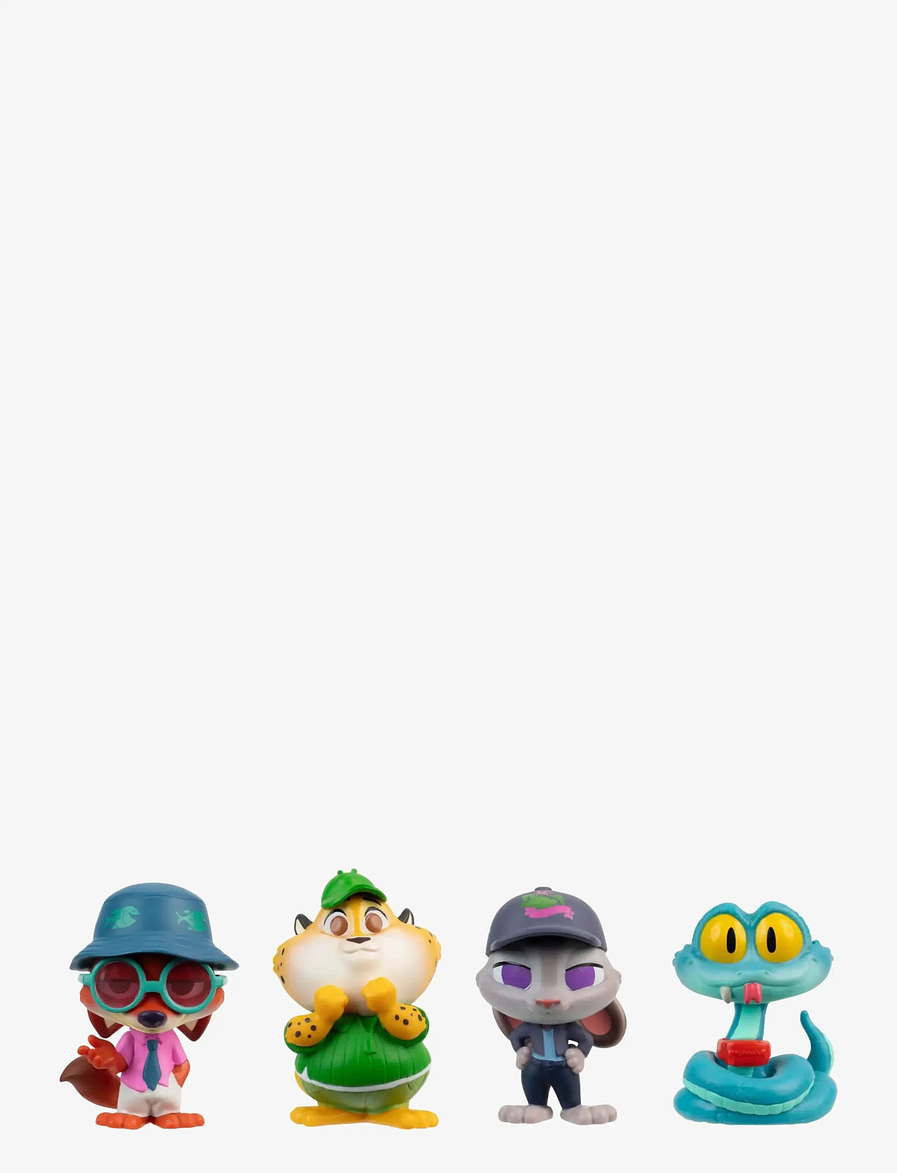 Zootropolis  - Zootropolis Tiny Tails Figure 5 Pack 4 CM - film- & eventyrsfigurer - muti - 0