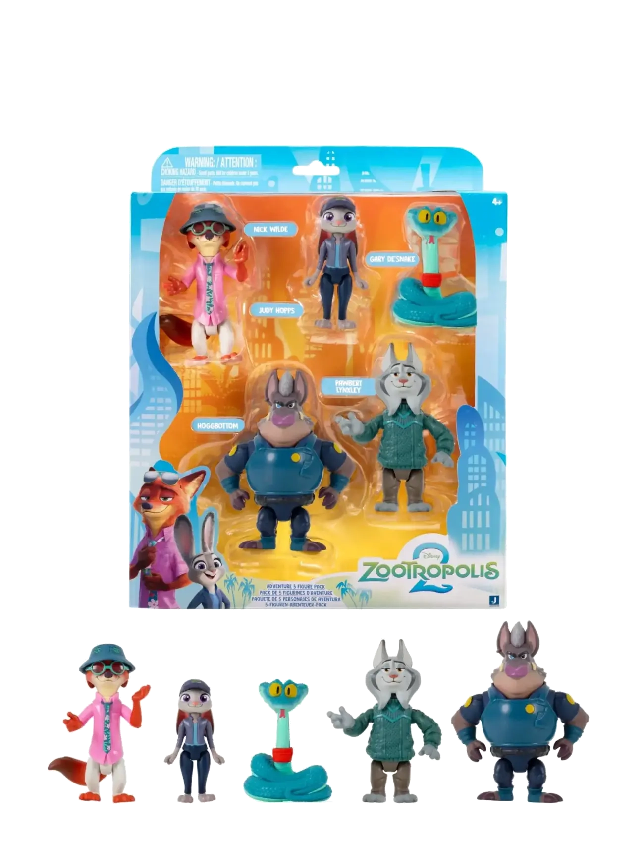 MAKI Zootropolis Figure 5 Pack 9,5 CM - Inspiration - MUTI / multi