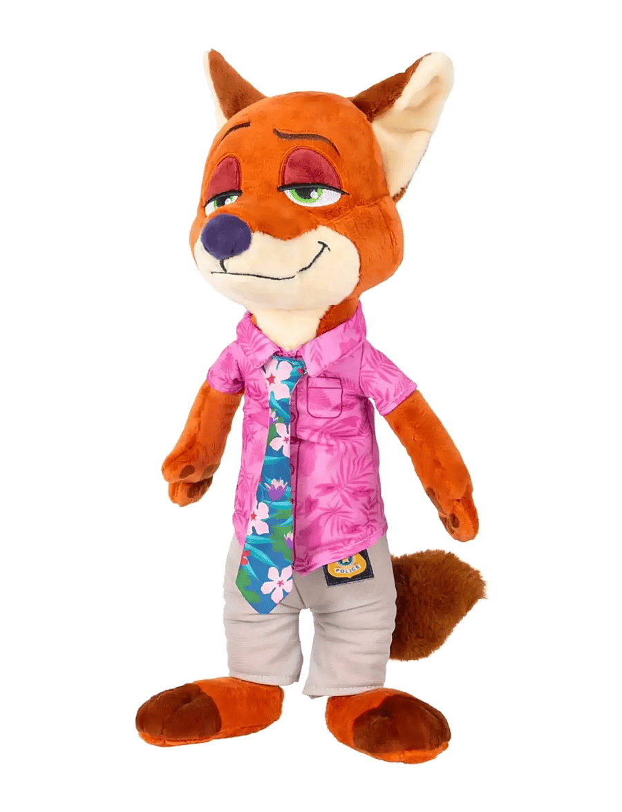 Zootropolis - Zootropolis Feature Plush 35 CM - Nick Wilde - interaktive dyr - muti - 2