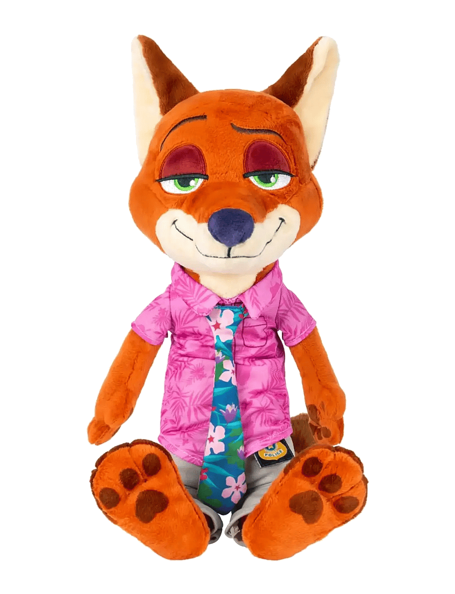 Zootropolis - Zootropolis Feature Plush 35 CM - Nick Wilde - interaktive dyr - muti - 4