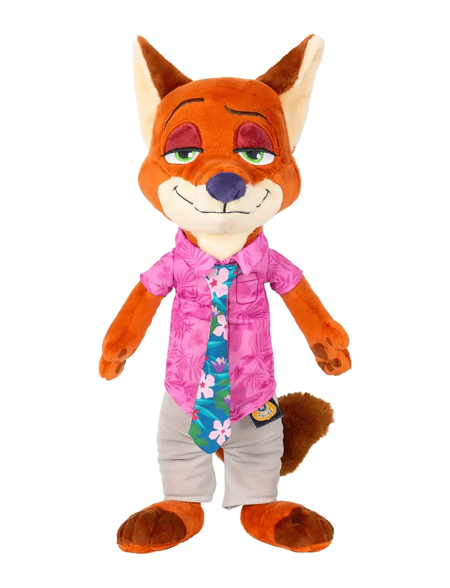Zootropolis - Zootropolis Feature Plush 35 CM - Nick Wilde - interaktive dyr - muti - 5