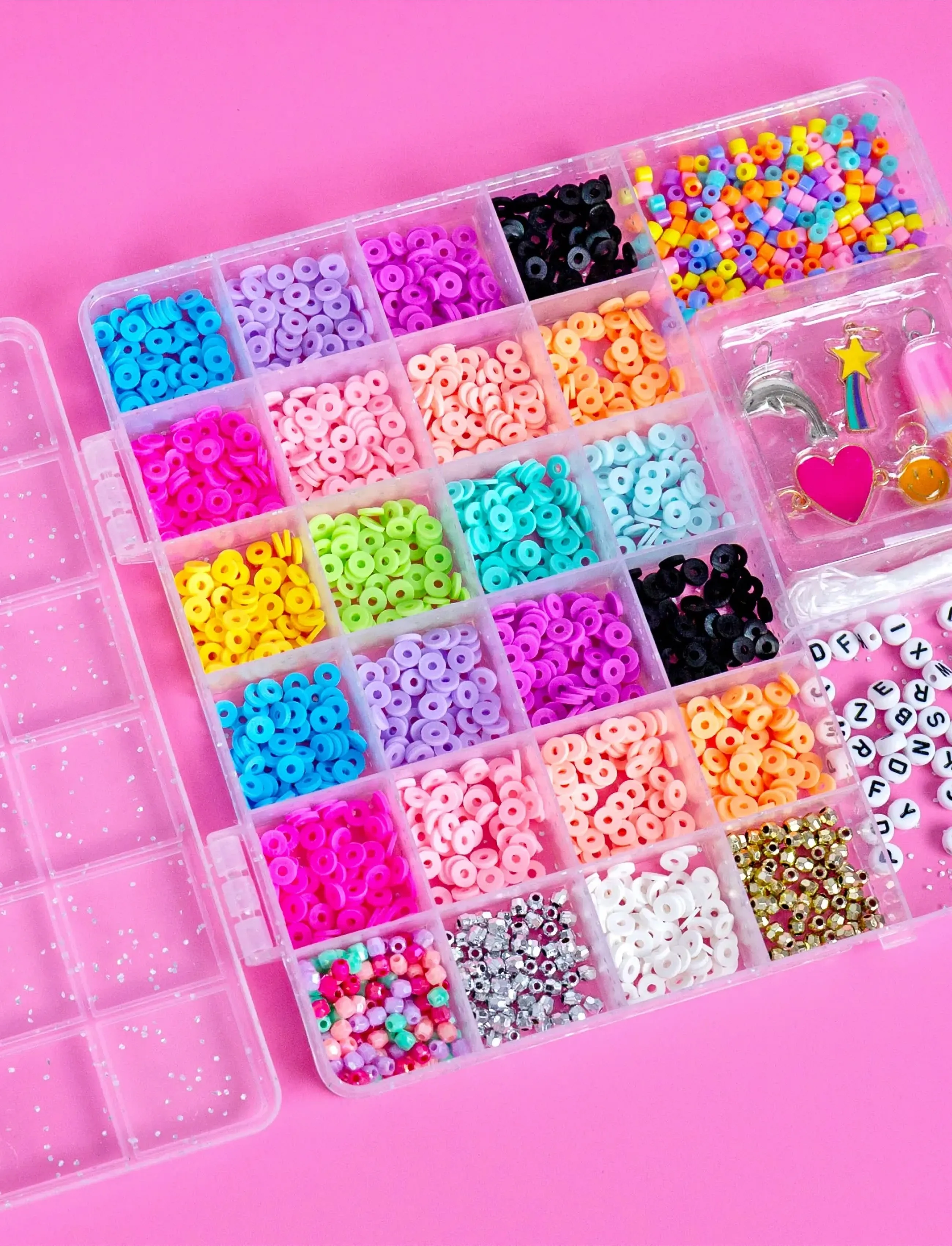 MAKI - Just My Style Heishi Bead And Charm Case - kreasæt - multi - 3