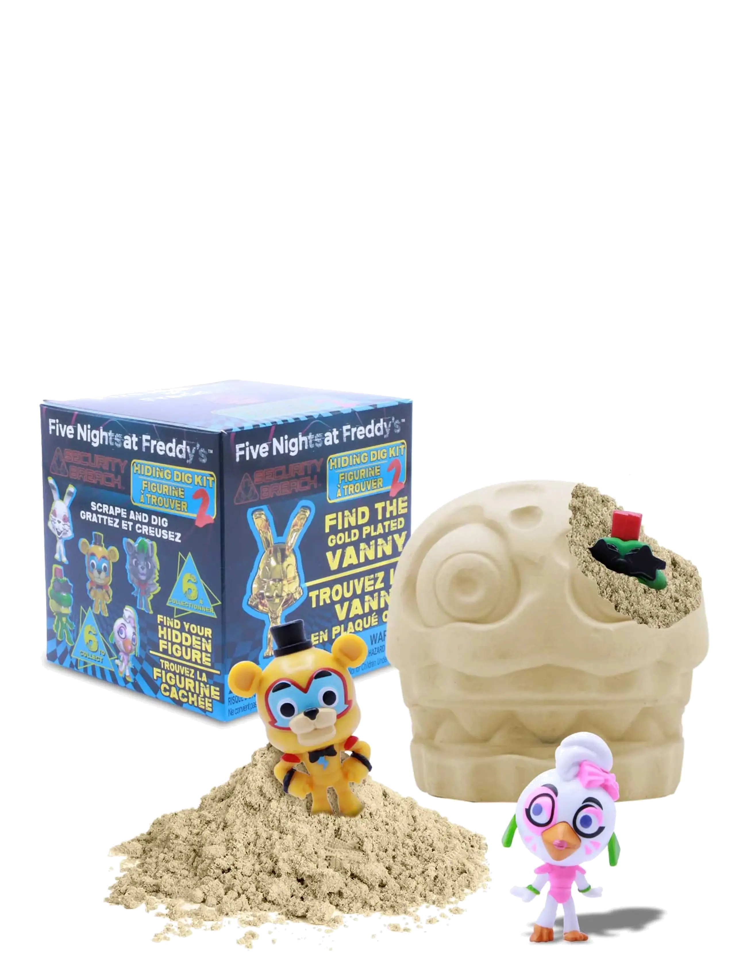 MAKI Fnaf Security Breach Hiding Kit 8Cm Asst., Børn, Action Figures, Multi/mønstret, Str: ONE SIZE