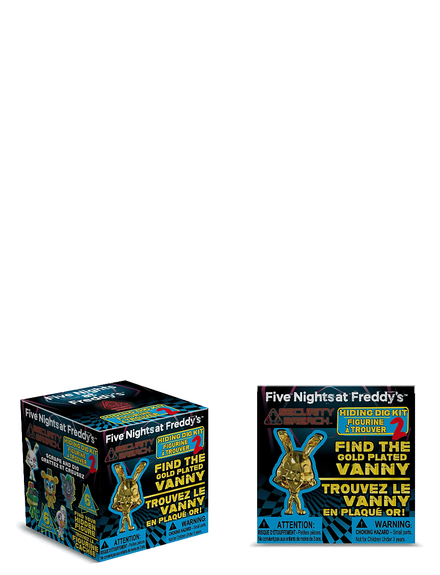 MAKI - FNAF Security Breach Hiding Kit 8CM Asst. - hasarfígúrur - multi - 5