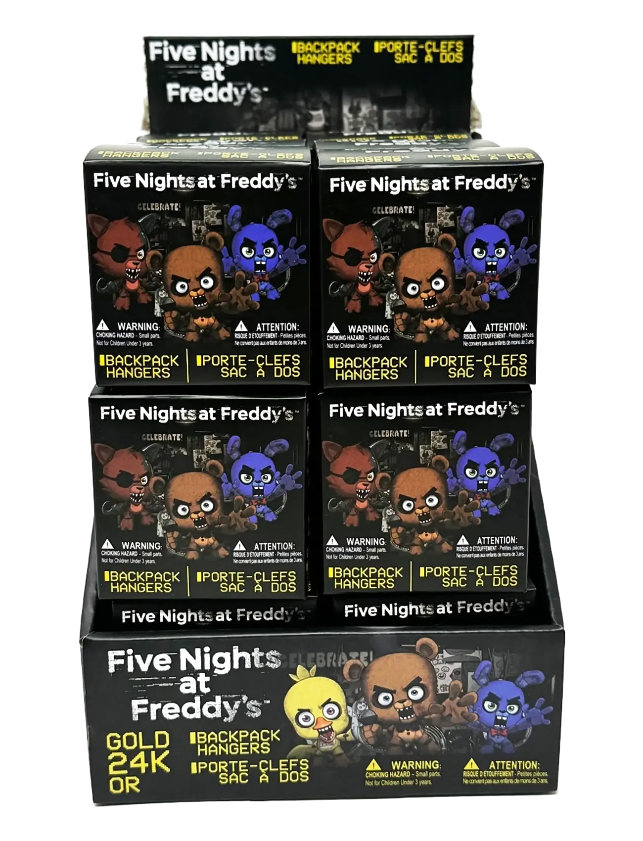 MAKI Five Nights At Freddys Clip On Hngr 8Cm Asst., Børn, Action Figures, Multi/mønstret, Str: ONE SIZE