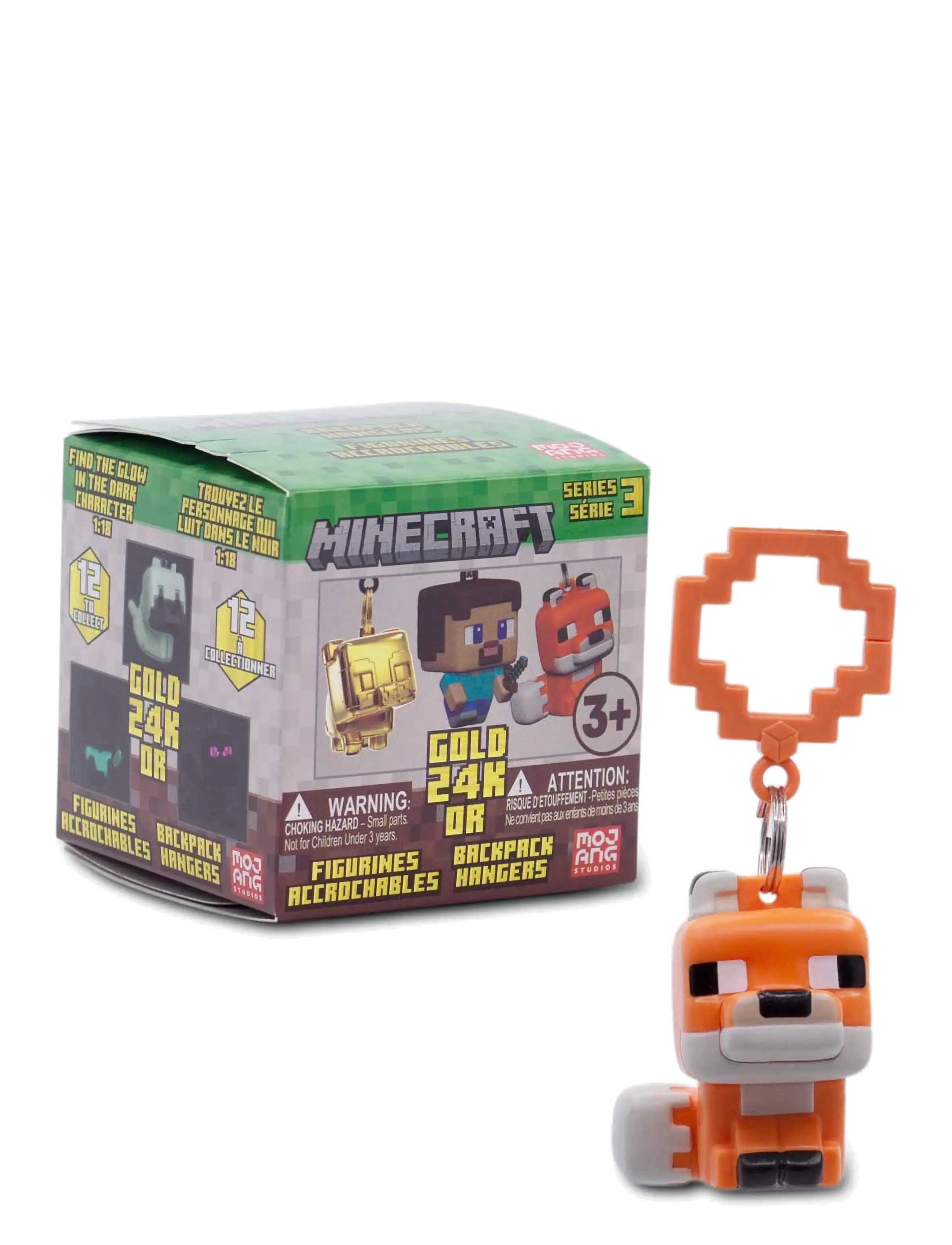MAKI - Minecraft Clip On HNGR 8CM Asst. - nøgleringe - multi - 3