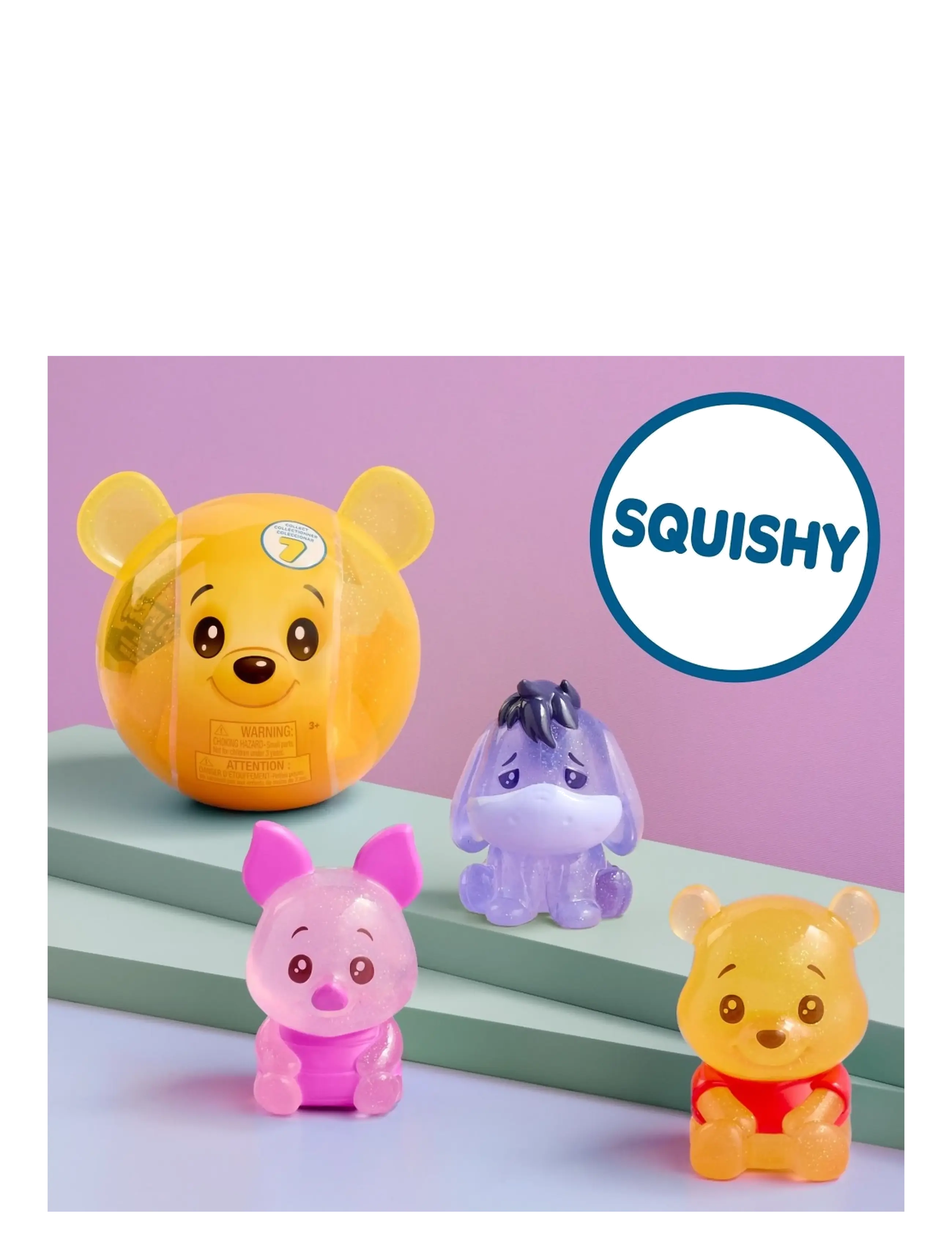 Nalle Puh - Winnie the Pooh Bear Squishy Figures Asst. - fidget toys - multi - 0