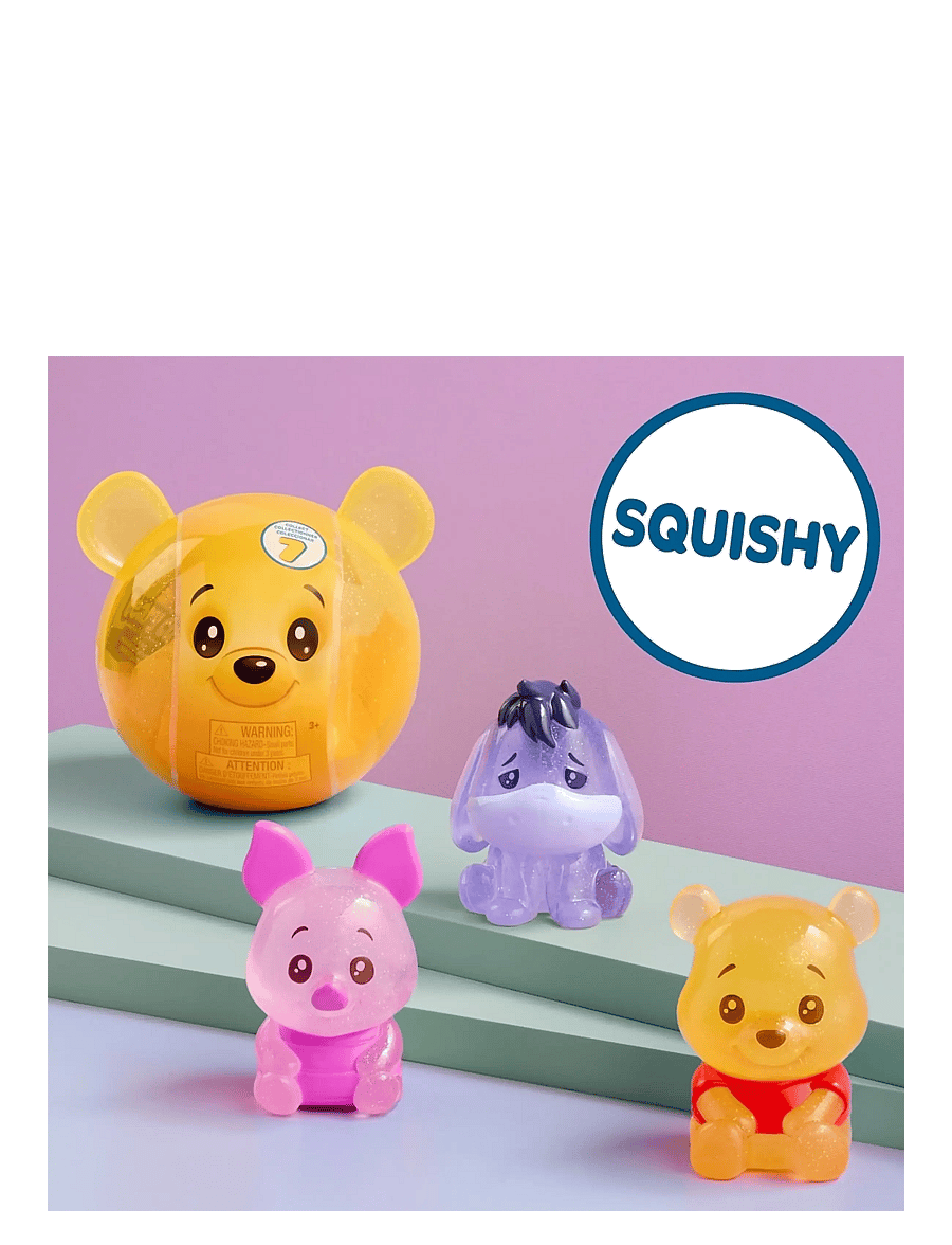 Nalle Puh - Winnie the Pooh Bear Squishy Figures Asst. - fidget toys - multi - 0