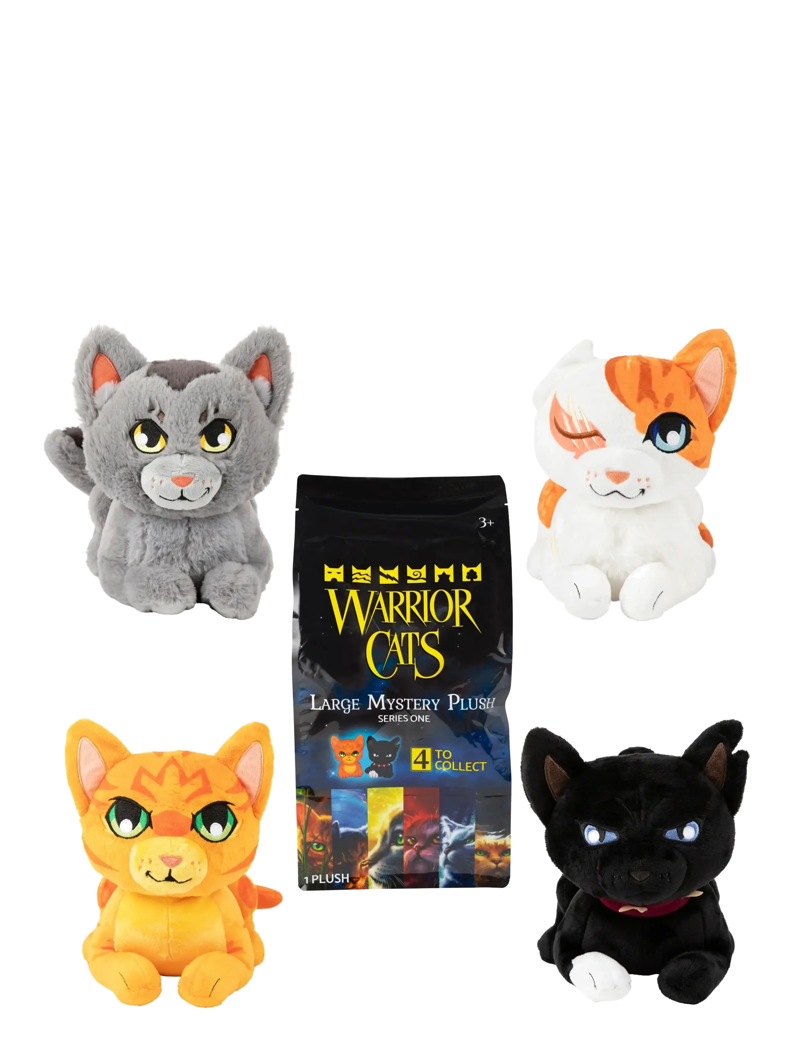 MAKI Warrior Cats Large Mystery Plush 28 Cm Asst. - Leksaker - MULTI / multi