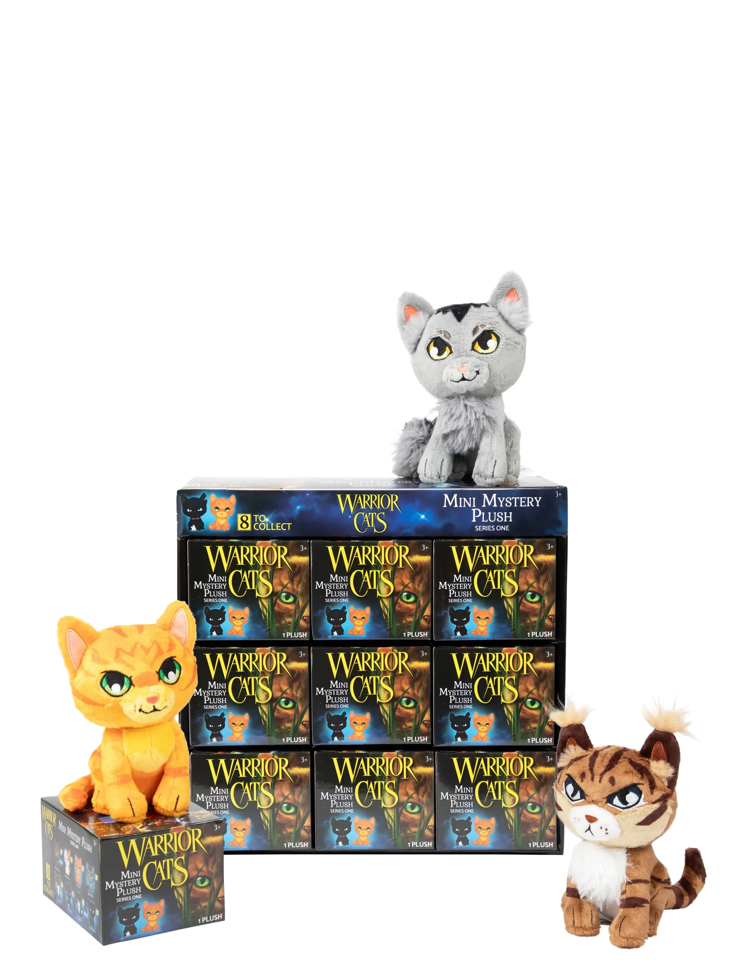 MAKI Warrior Cats Mini Mystery Plush 15 Cm Asst. - Gosedjur - MULTI / multi