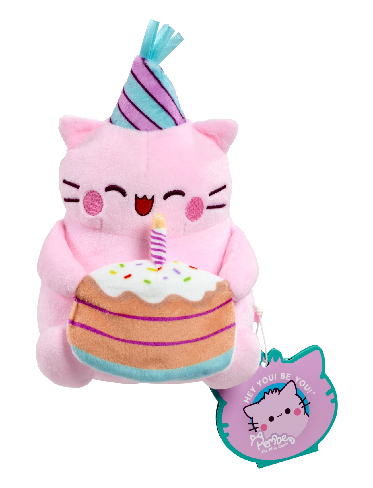 Pembe Pembe Plush 15 cm Happy Birthday - Gosedjur - MULTI / pink/rose