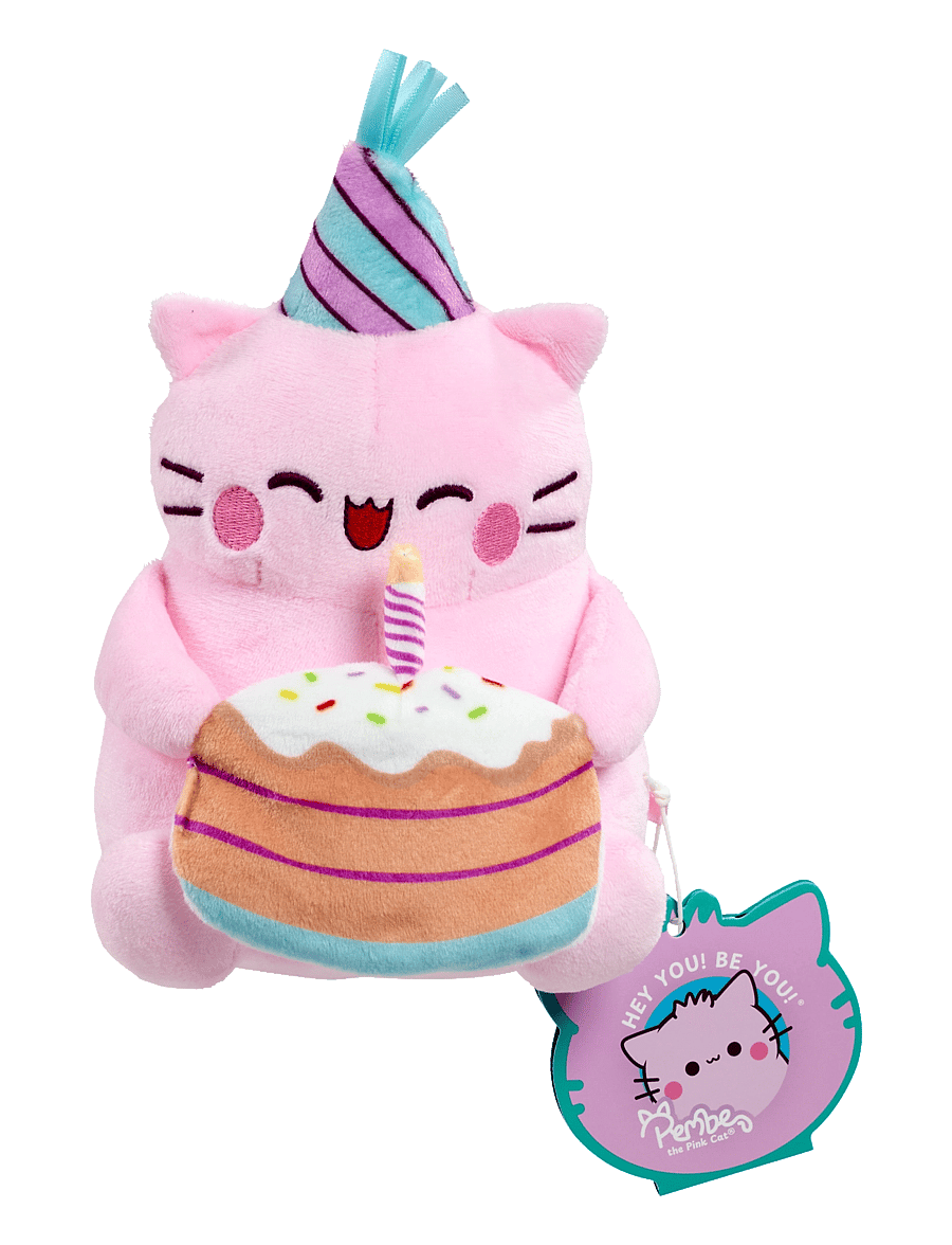 Pembe - Pembe Plush 15 cm Happy Birthday - mjuka leksaker - multi - 0