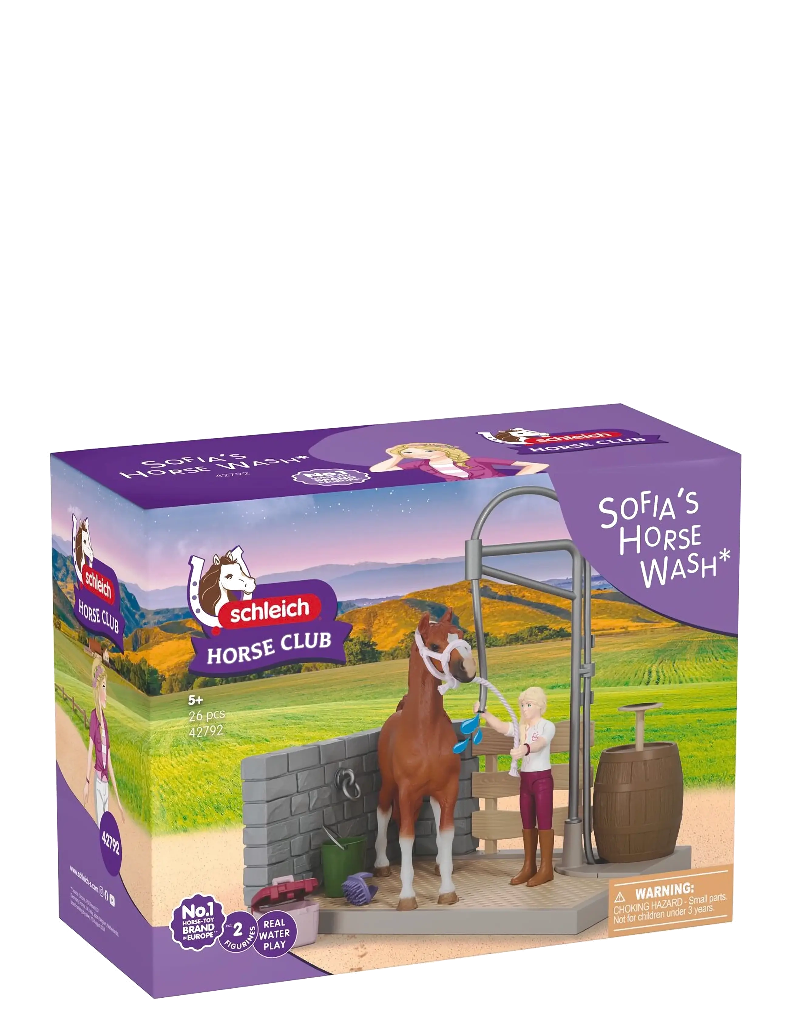 MAKI Schleich Sofia’s Horse Wash, Børn, Dolls, Multi/mønstret, Str: ONE SIZE